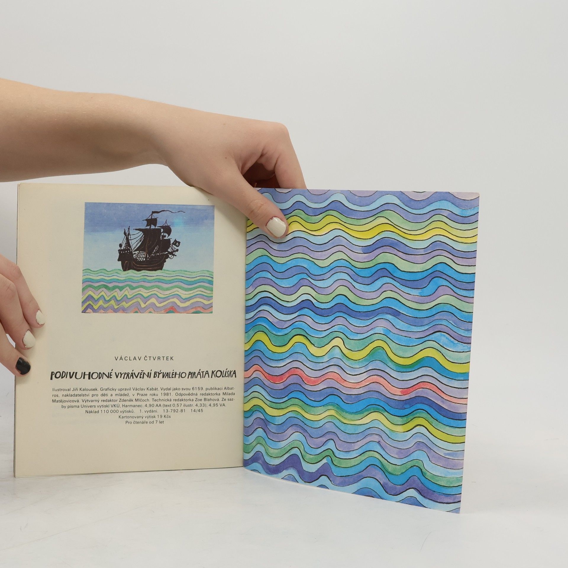 Jiří Kalousek Podivuhodné vyprávění bývalého piráta Kolíska