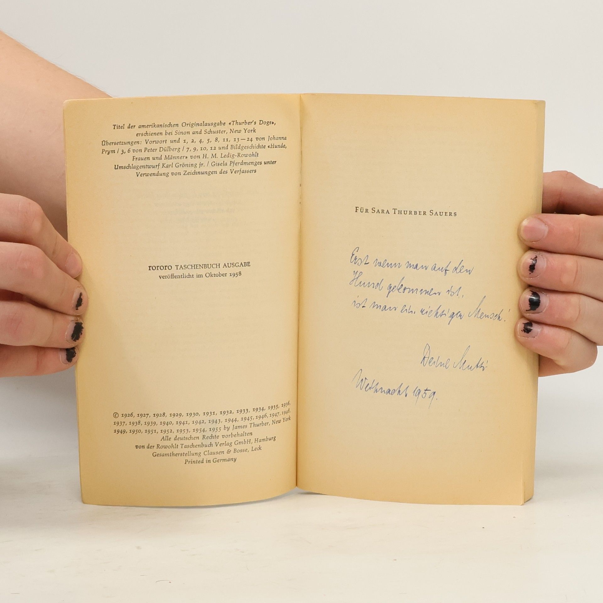 James Thurber So spricht der Hund