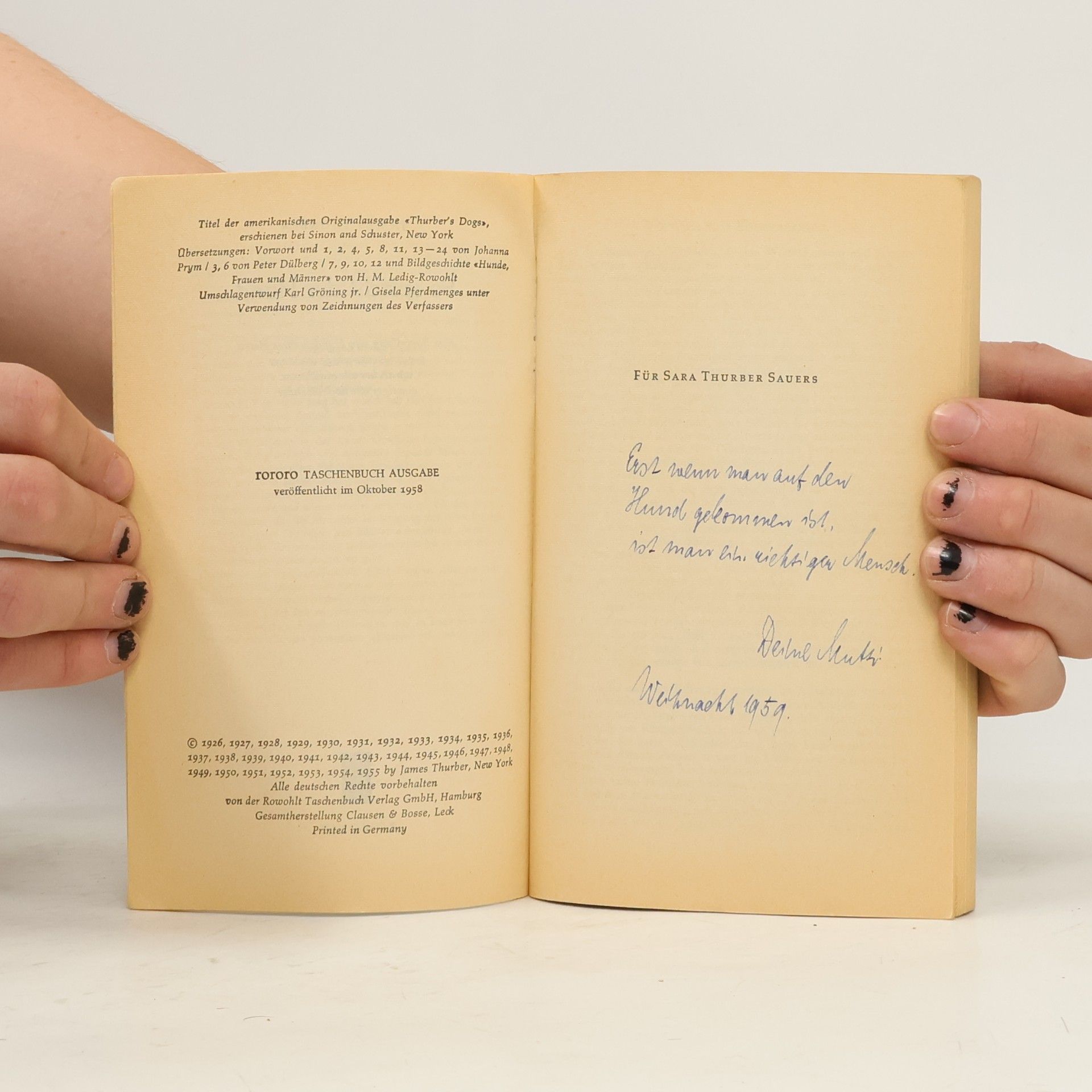 James Thurber So spricht der Hund