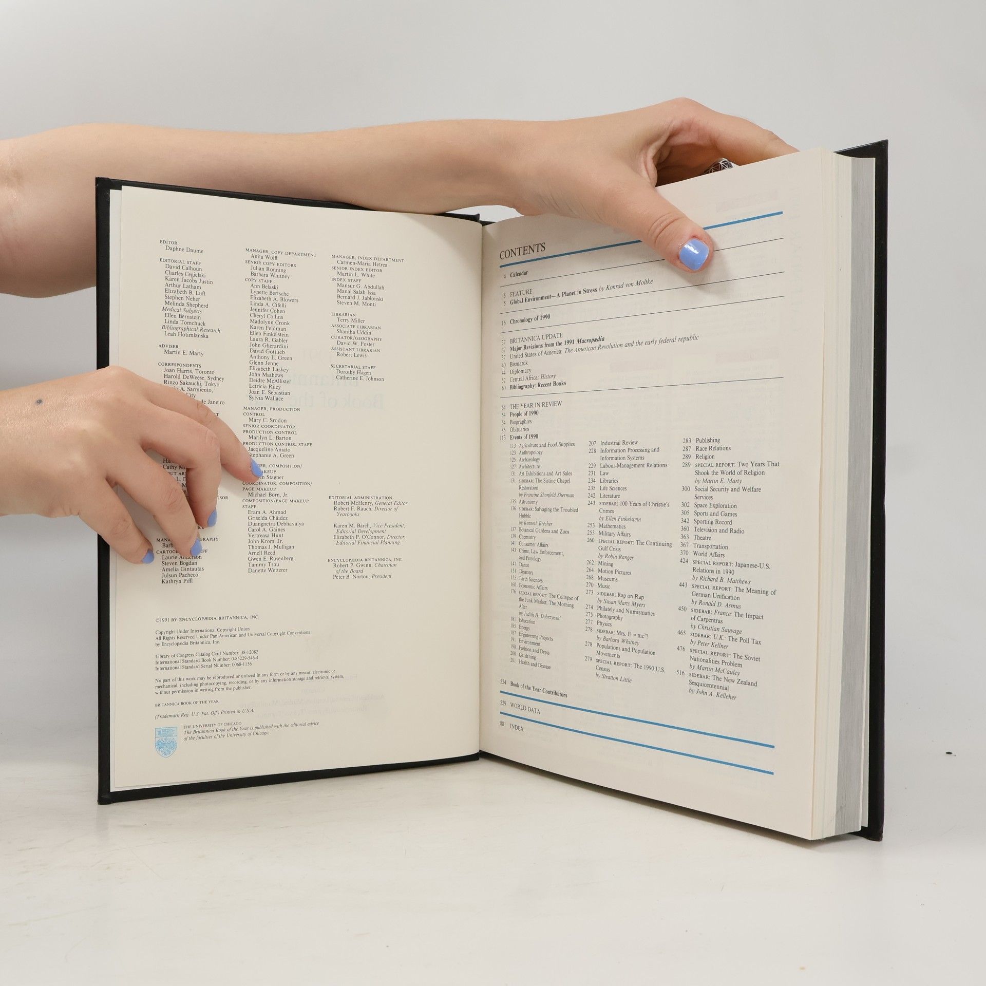 Autorenkollektiv Britannica World Data. Annual 1991
