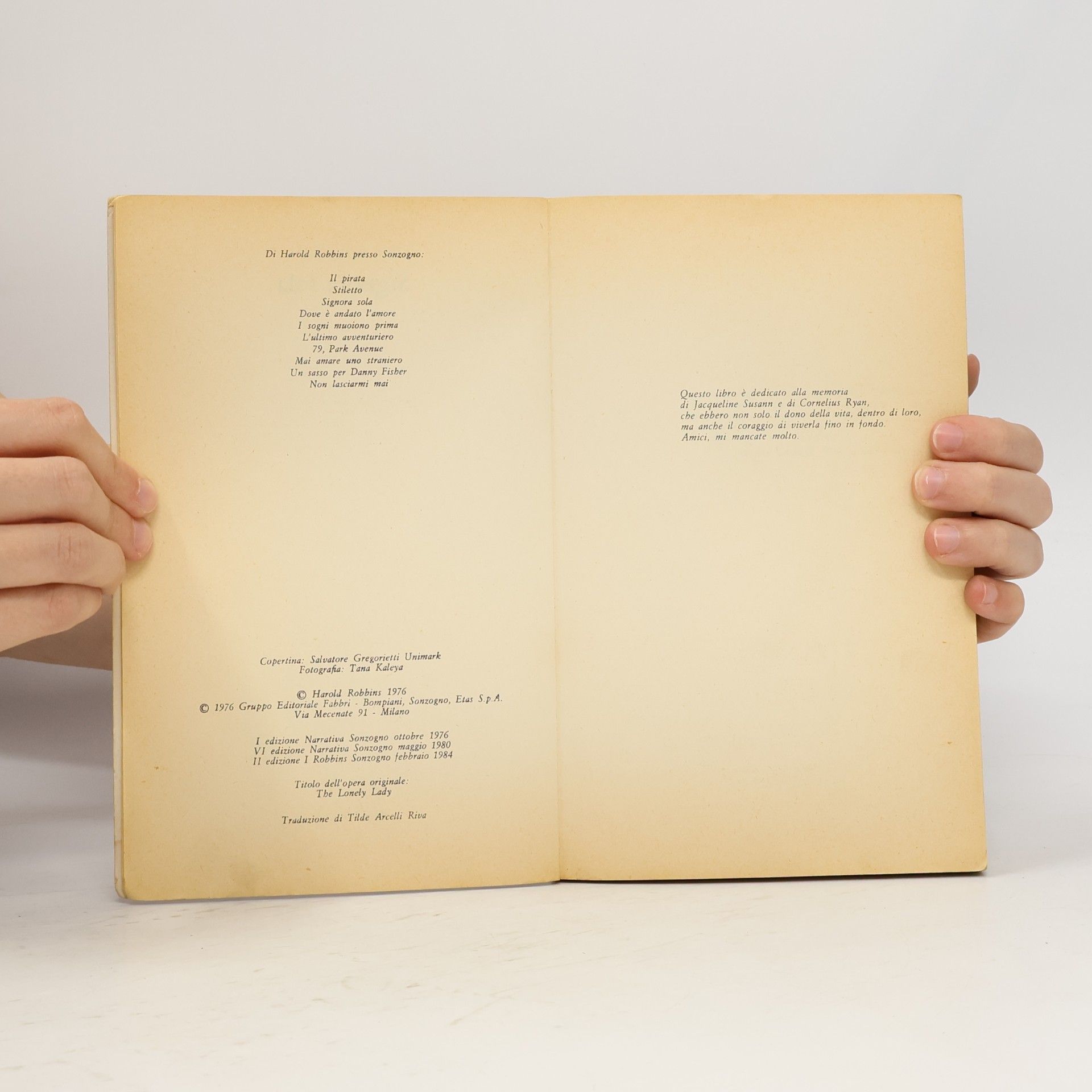 Harold Robbins Signora sola