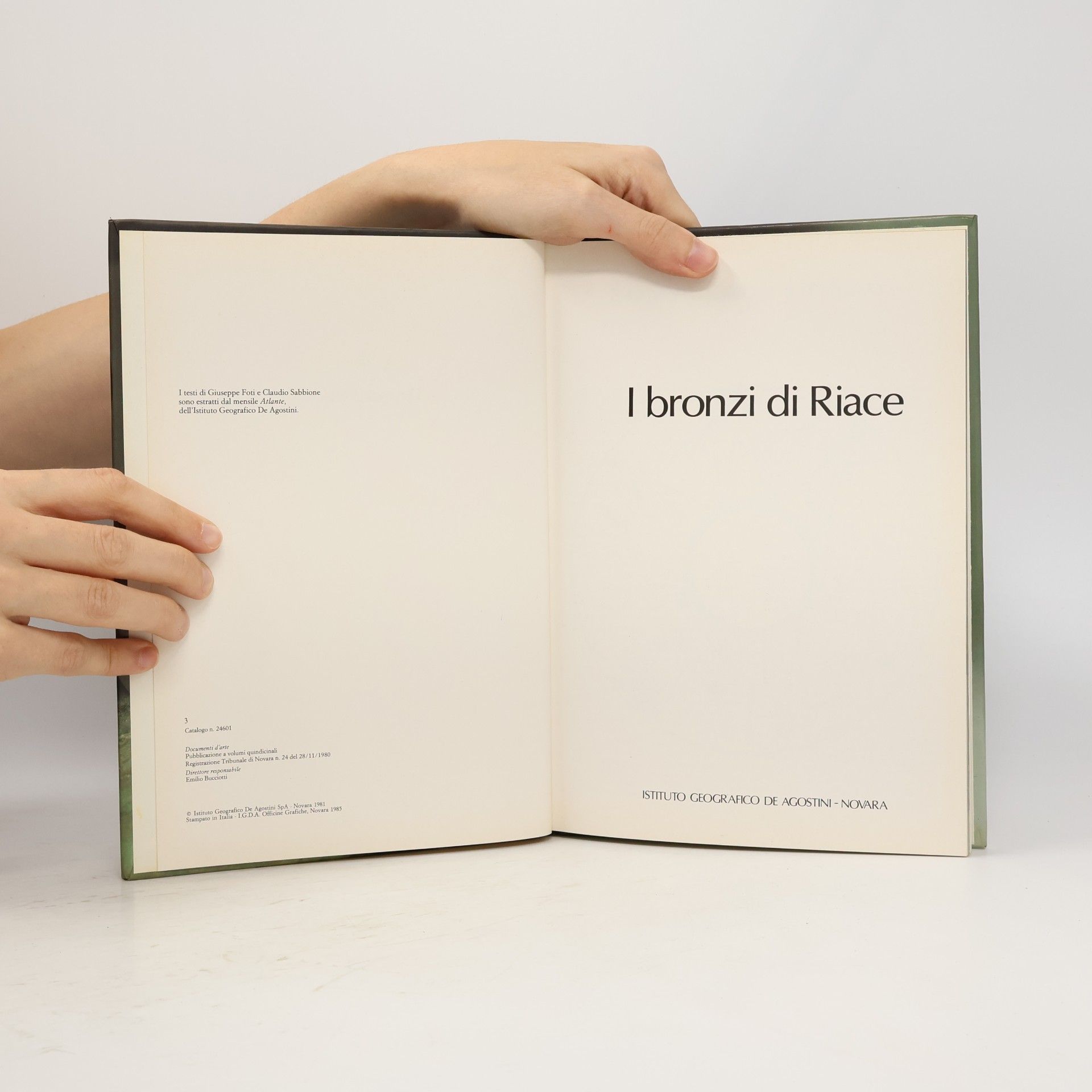 Autorenkollektiv I bronzi di Riace