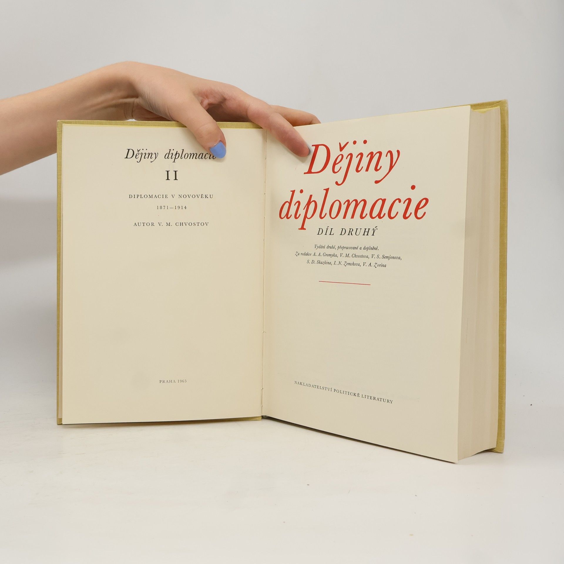 Kolektiv autorů Dějiny diplomacie 2