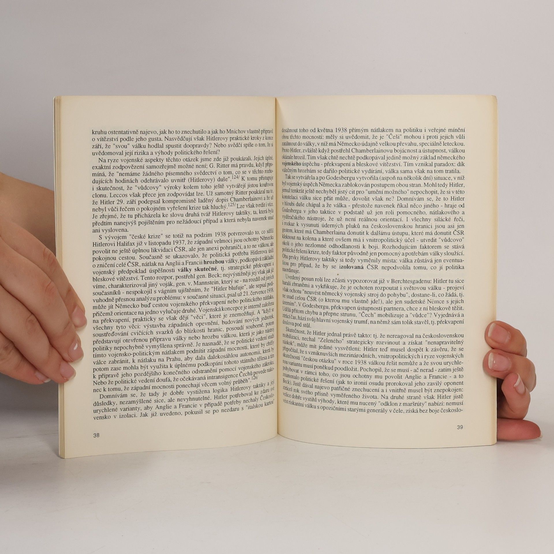 Václav Kural Rok 1938: Mohli jsme se bránit?