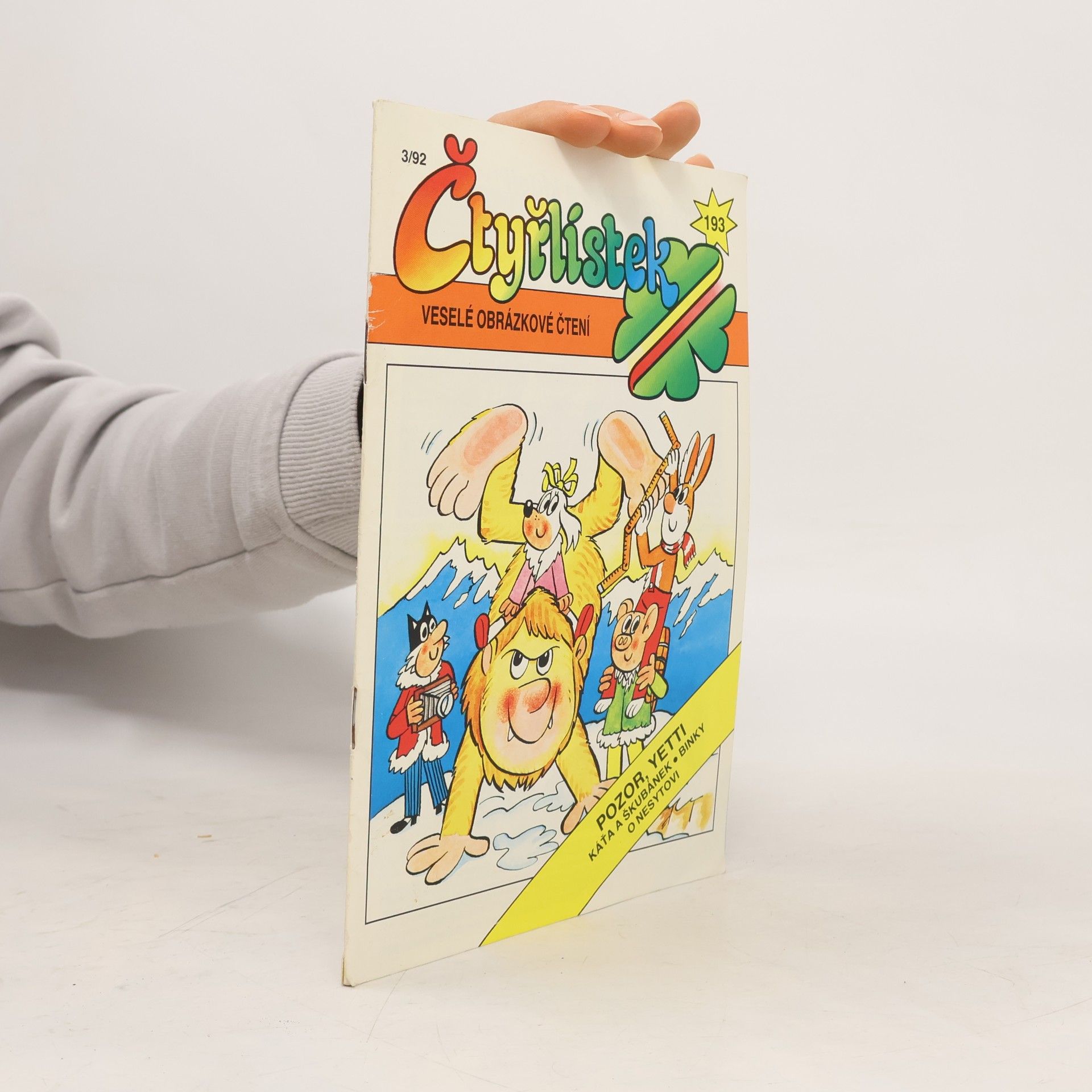 Kolektív autorov Čtyřlístek 193. 3/1992