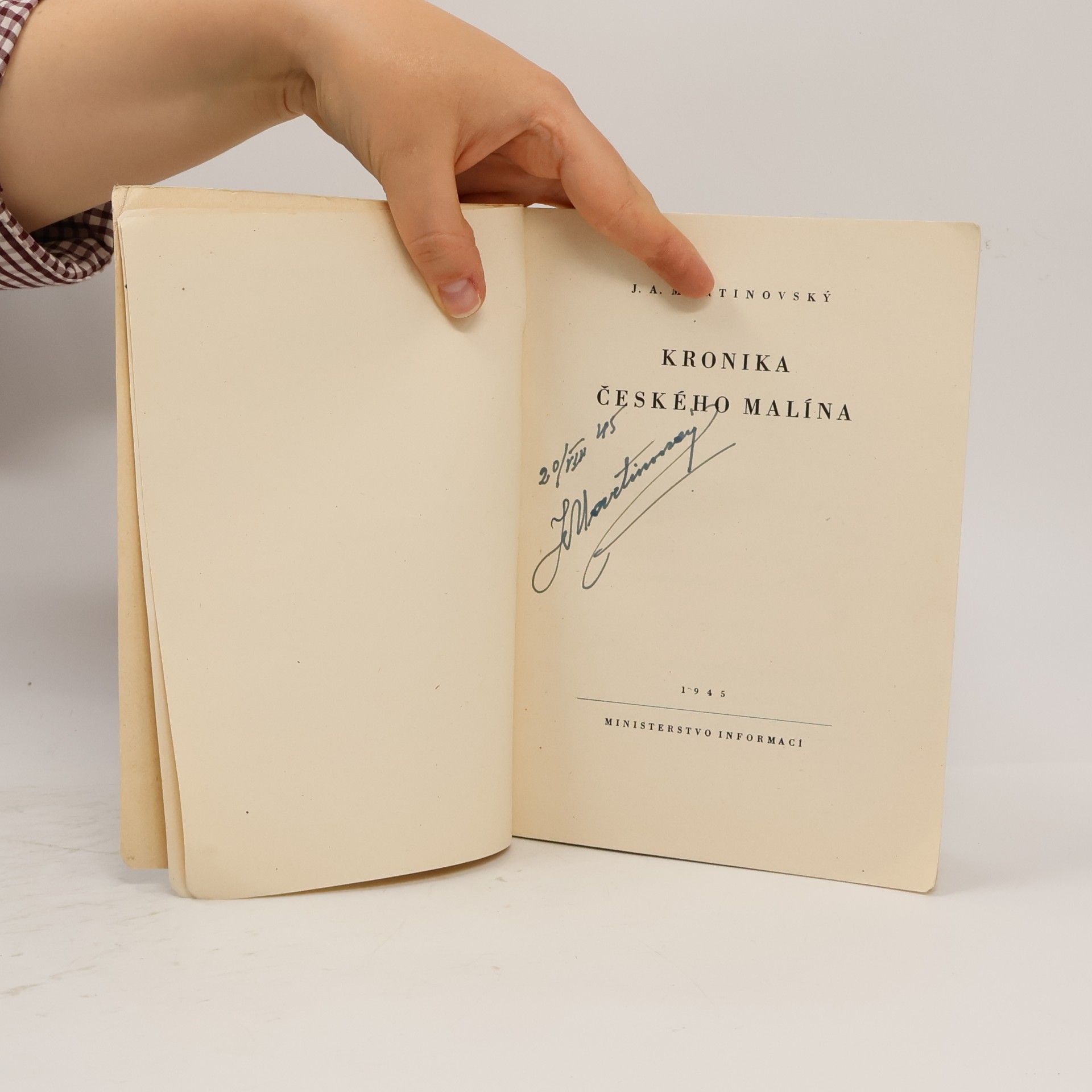 Josef Alois Martinovský Kronika Českého Malína