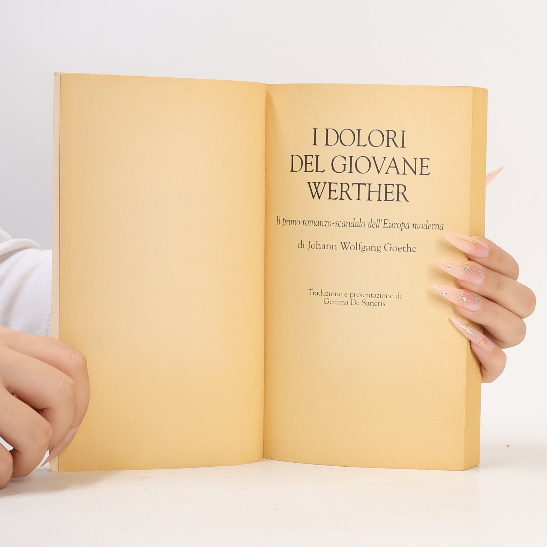 J. W. Goethe I dolori del Giovane Werther