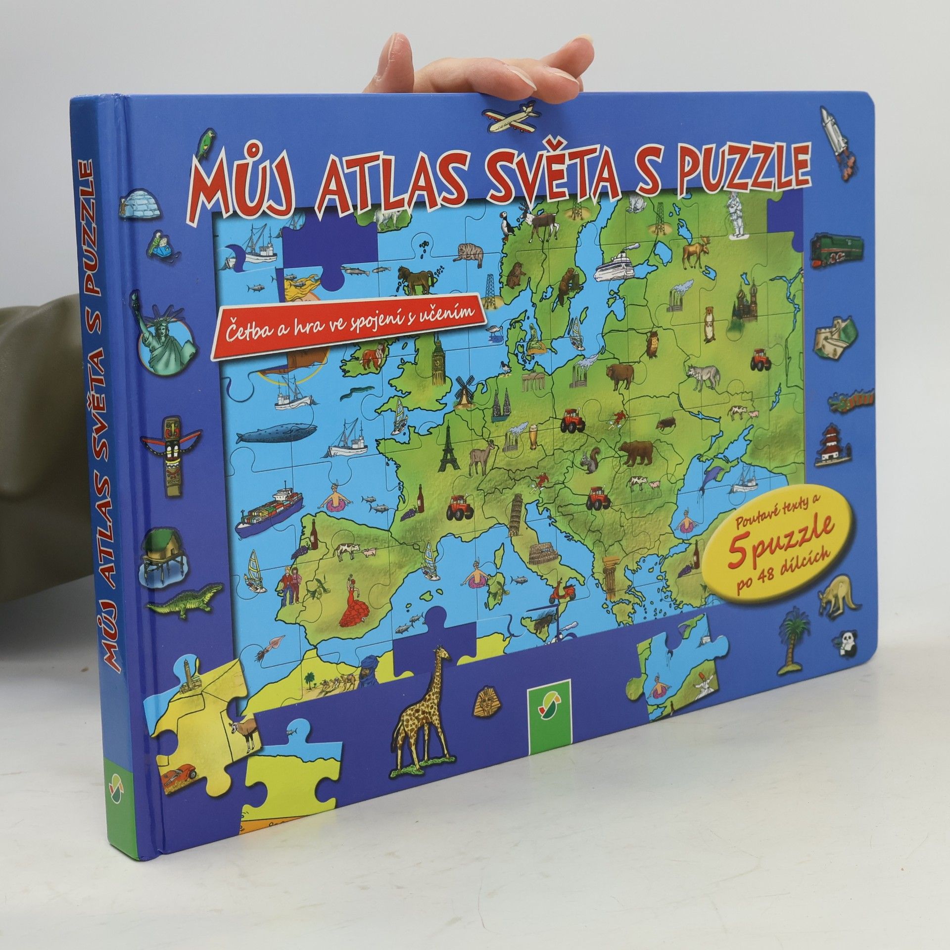 Kolektív autorov Můj atlas světa s puzzle