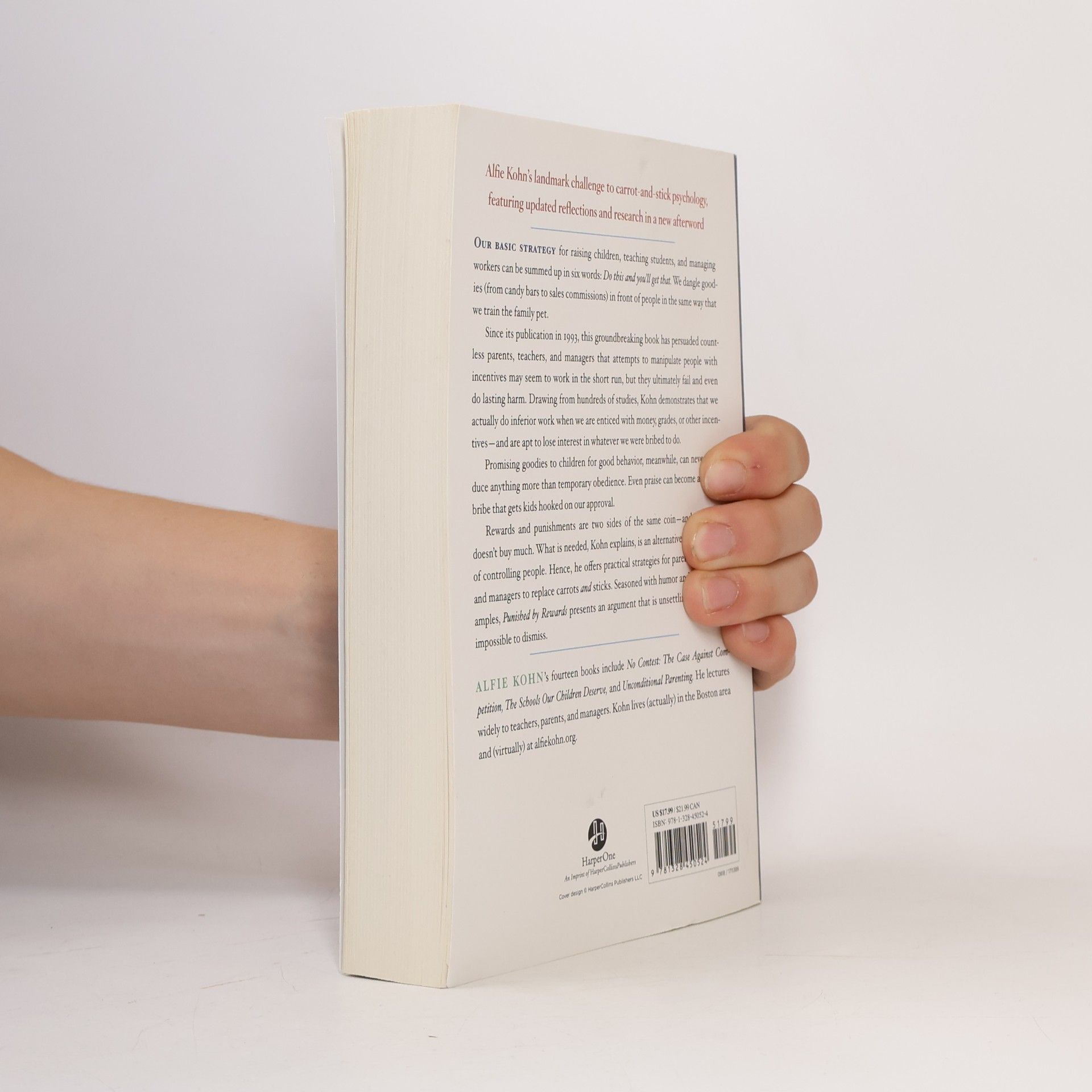 Alfie Kohn Punished by Rewards: Twenty-fifth Anniversary Edition