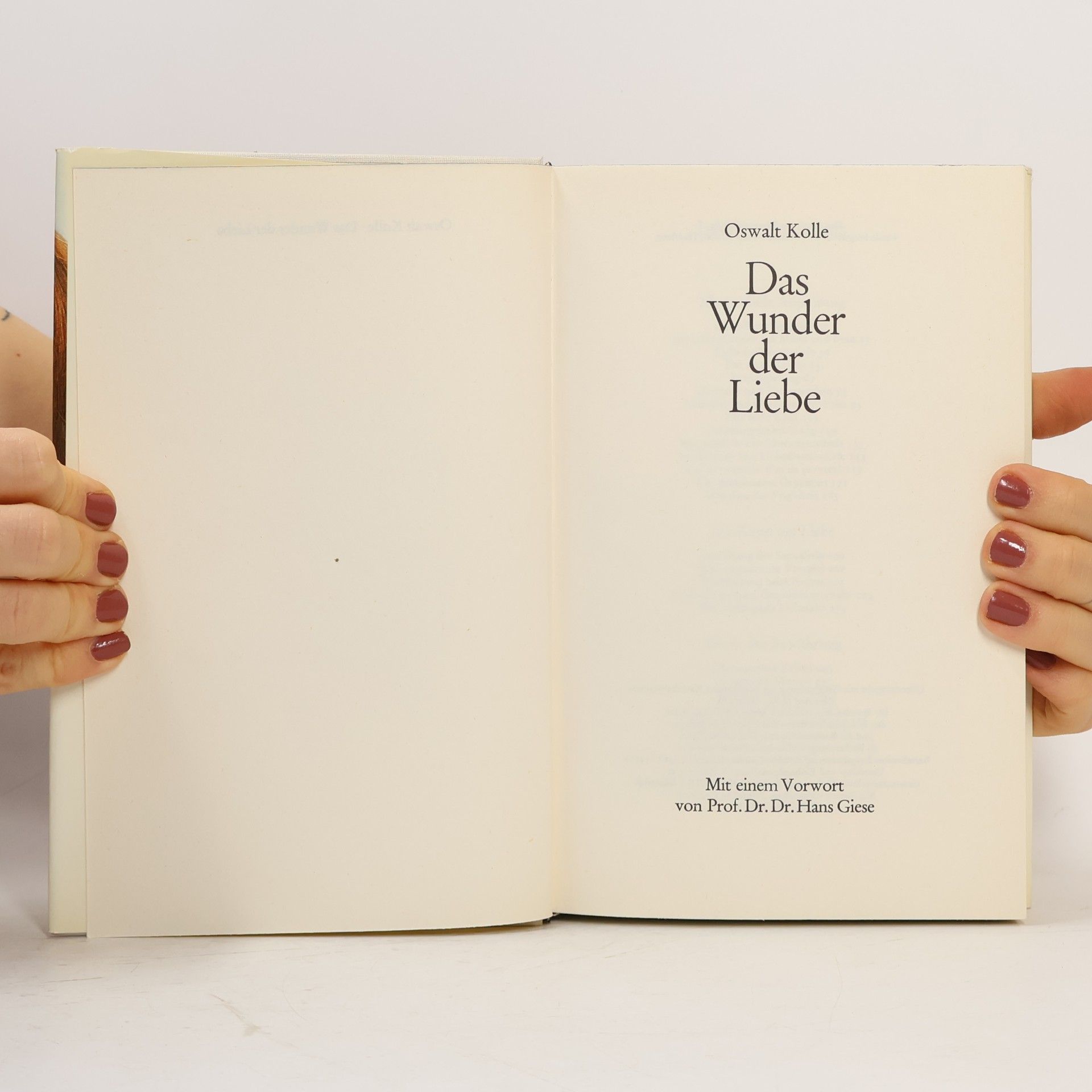 Oswalt Kolle Das Wunder der Liebe