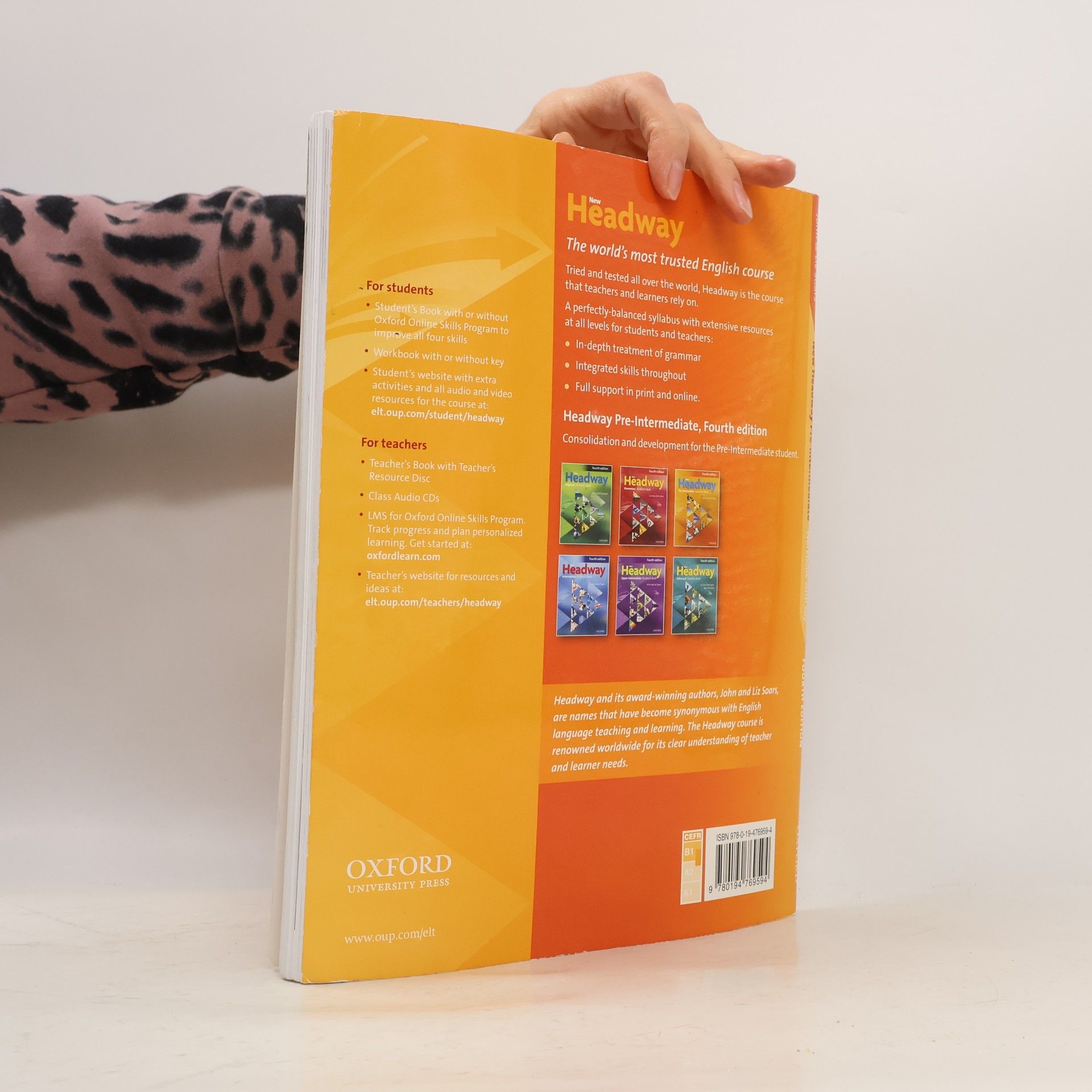 Liz Soars New Headway. Fourth edition. Pre-intermediate. Workbook with key