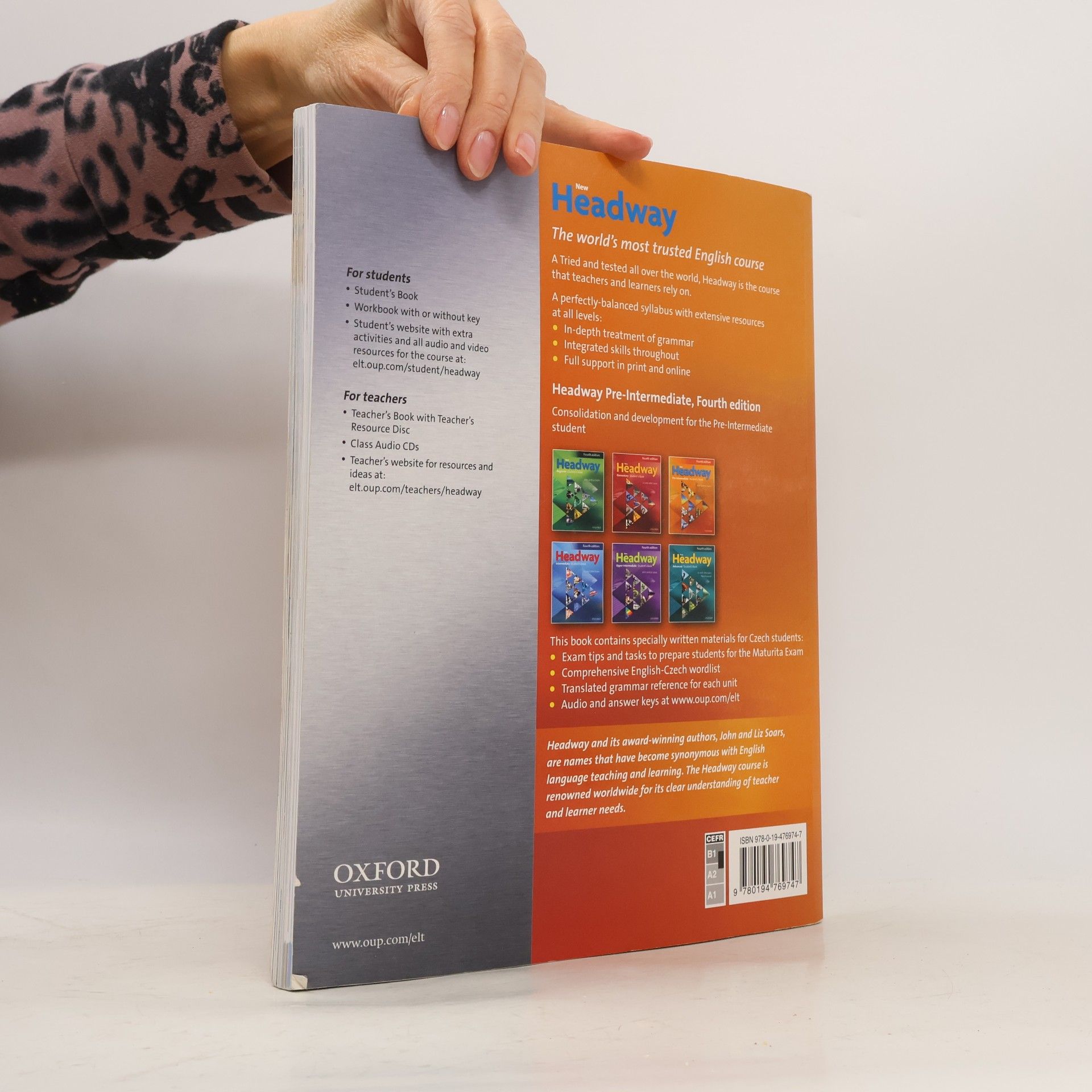 Liz Soars New Headway 4th edition Pre-Intermediate Maturita Student´s book (česká edice)