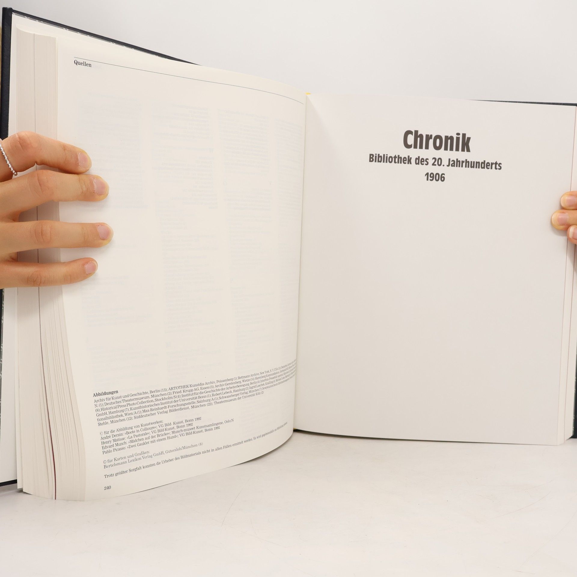 Norbert Fischer Chronik-Bibliothek des 20. Jahrhunderts 1904-1907