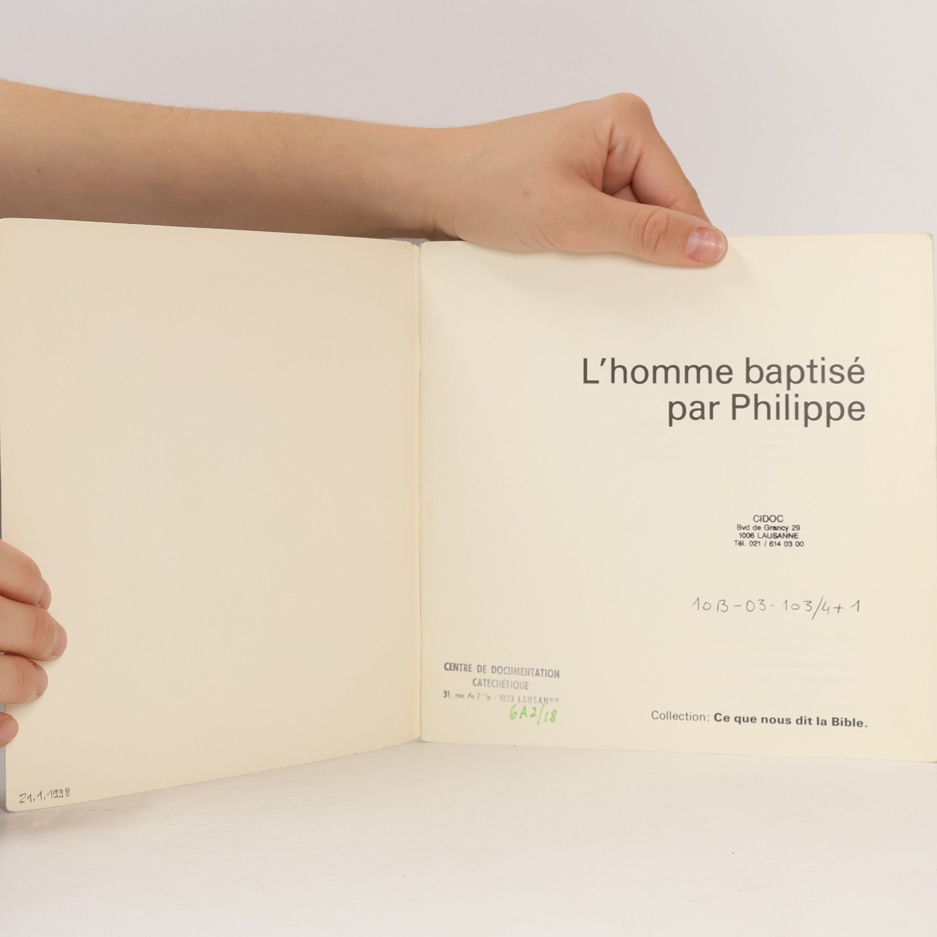 L'homme baptisé