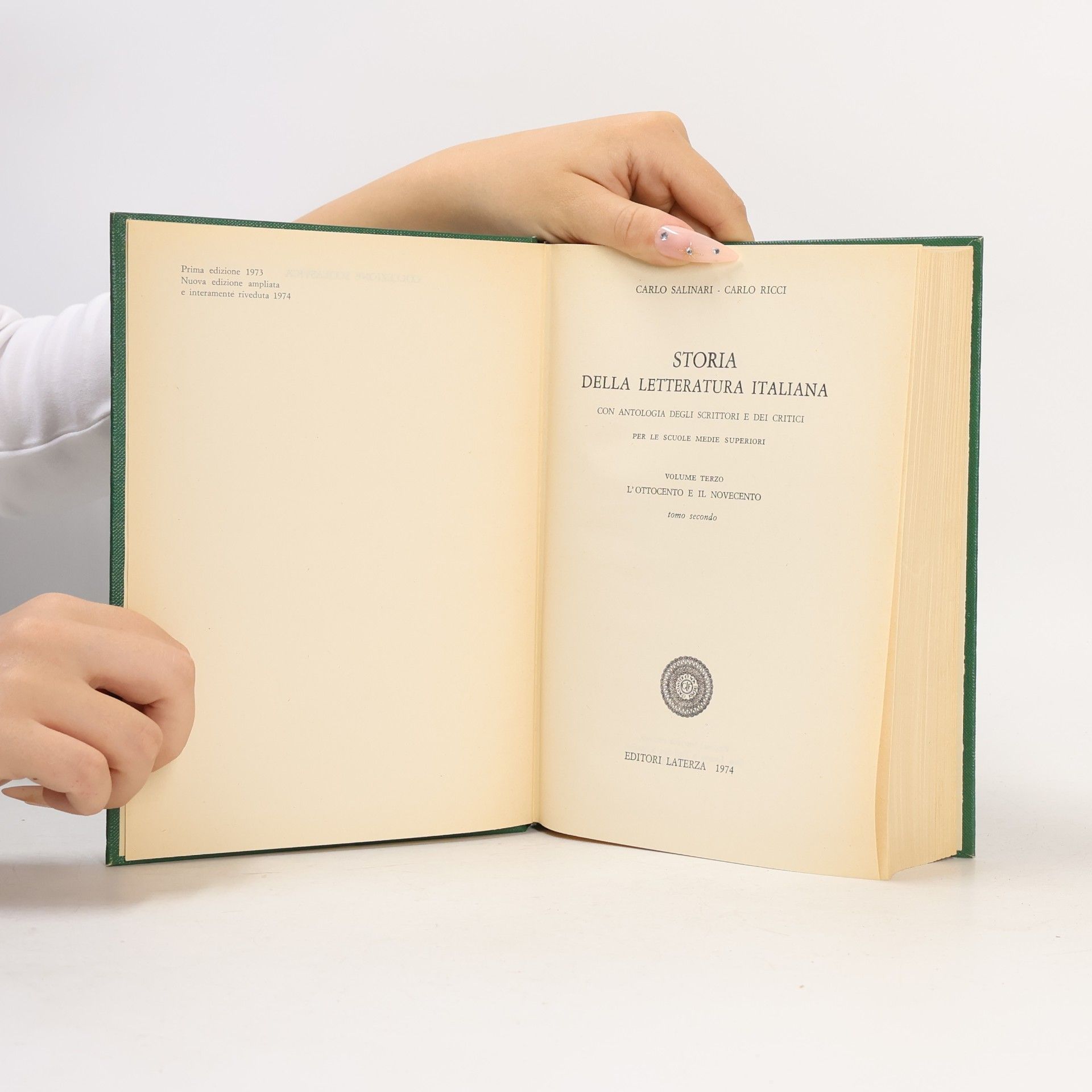 C. Salinari Storia della Letteratura Italiana 3