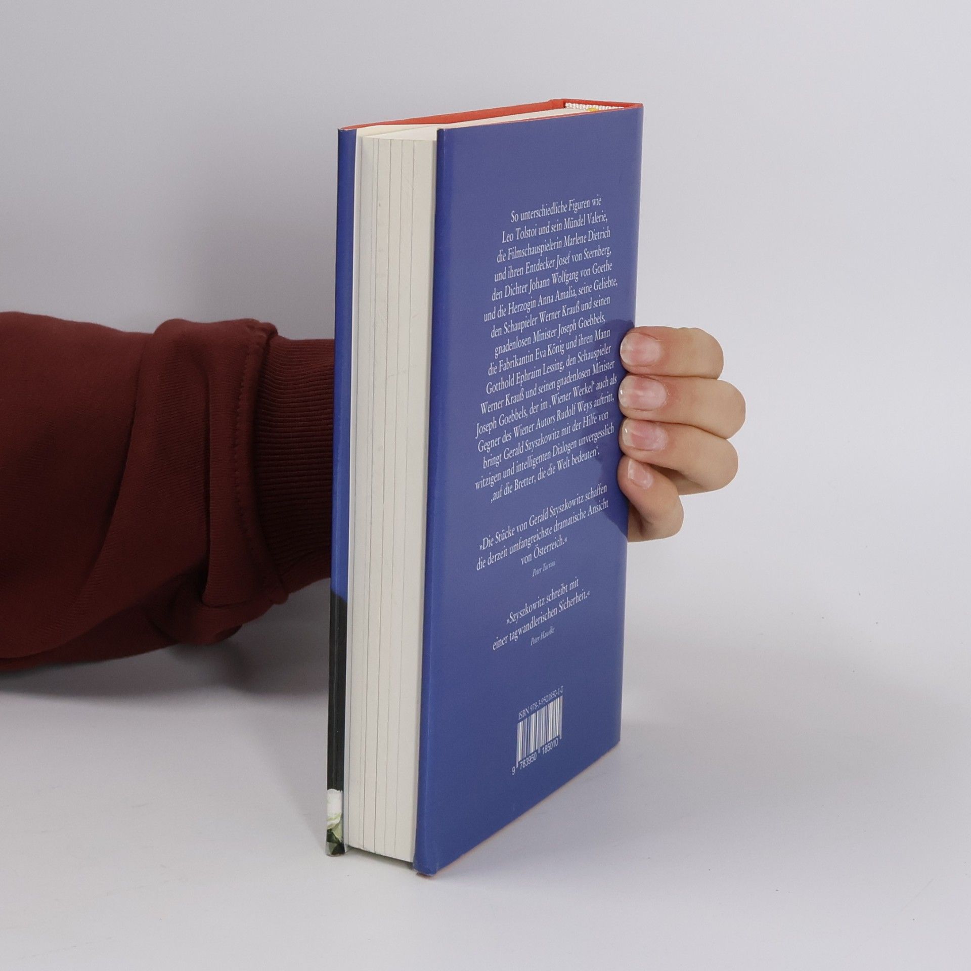 Gerald Szyszkowitz Tolstoi, Marlene Dietrich, Der junge Goethe, Werner Krauß, Lessing und andere (Stücke für die Freie Bühne Wieden)