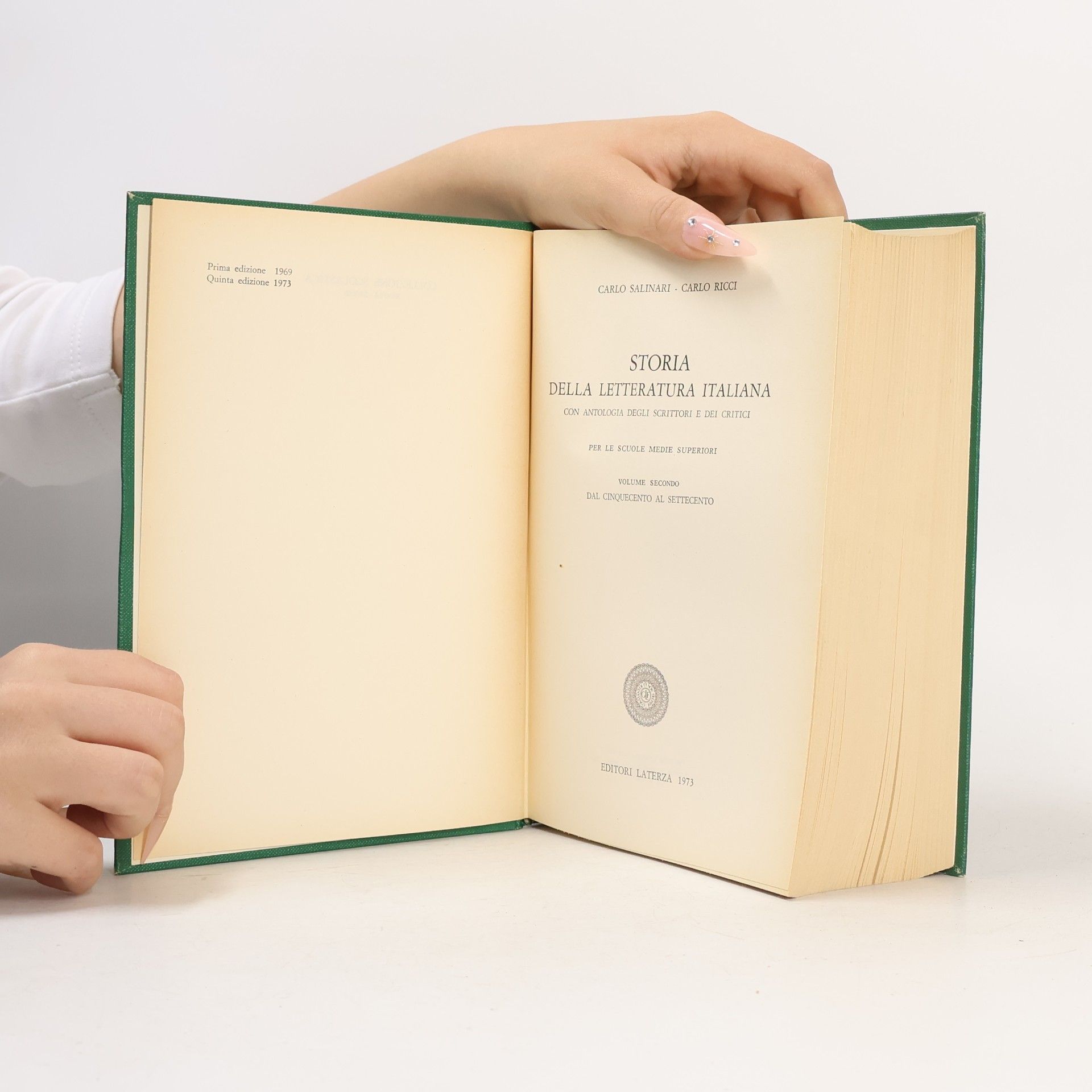 C. Salinari Storia della letteratura italiana 2