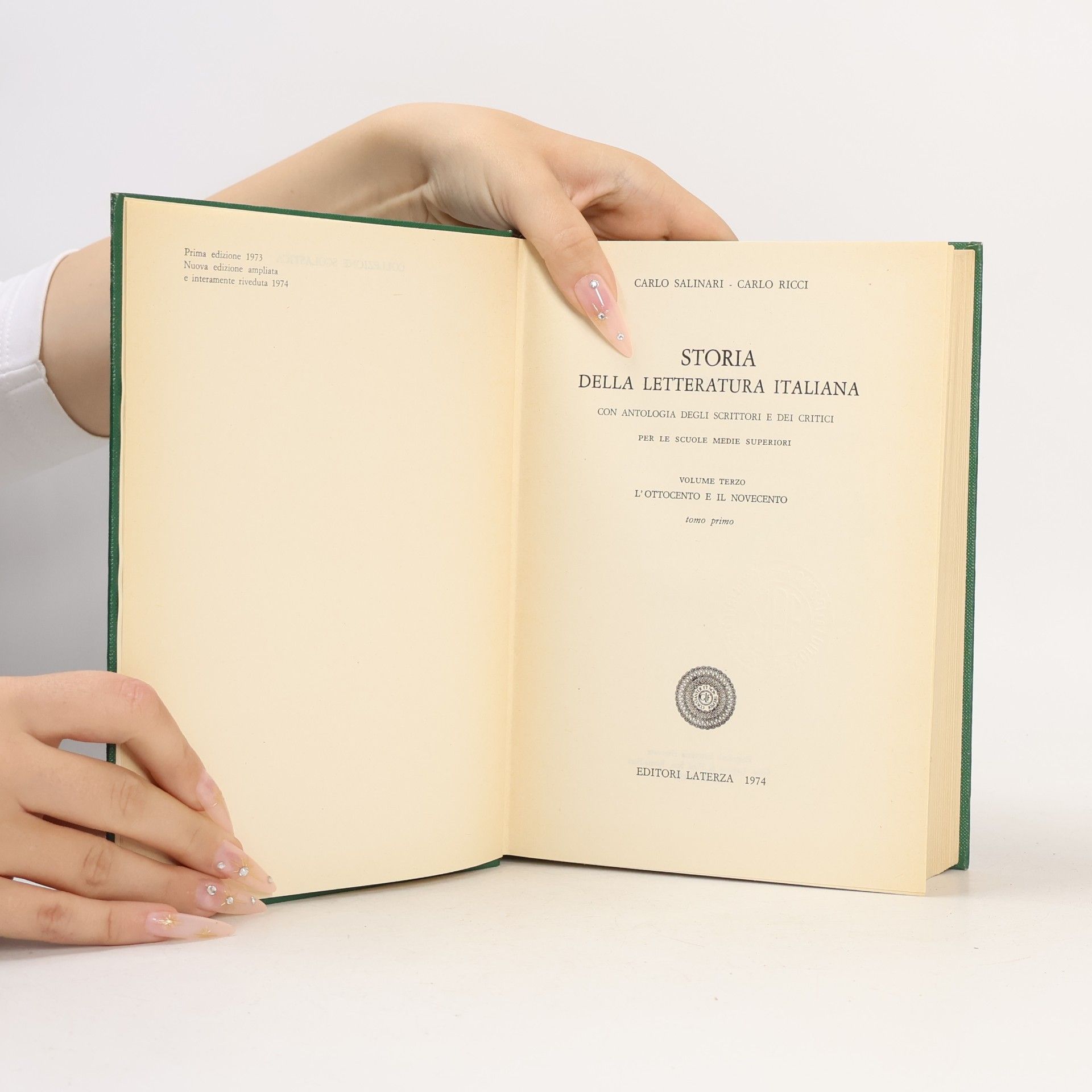 C. Salinari Storia della letteratura italiana