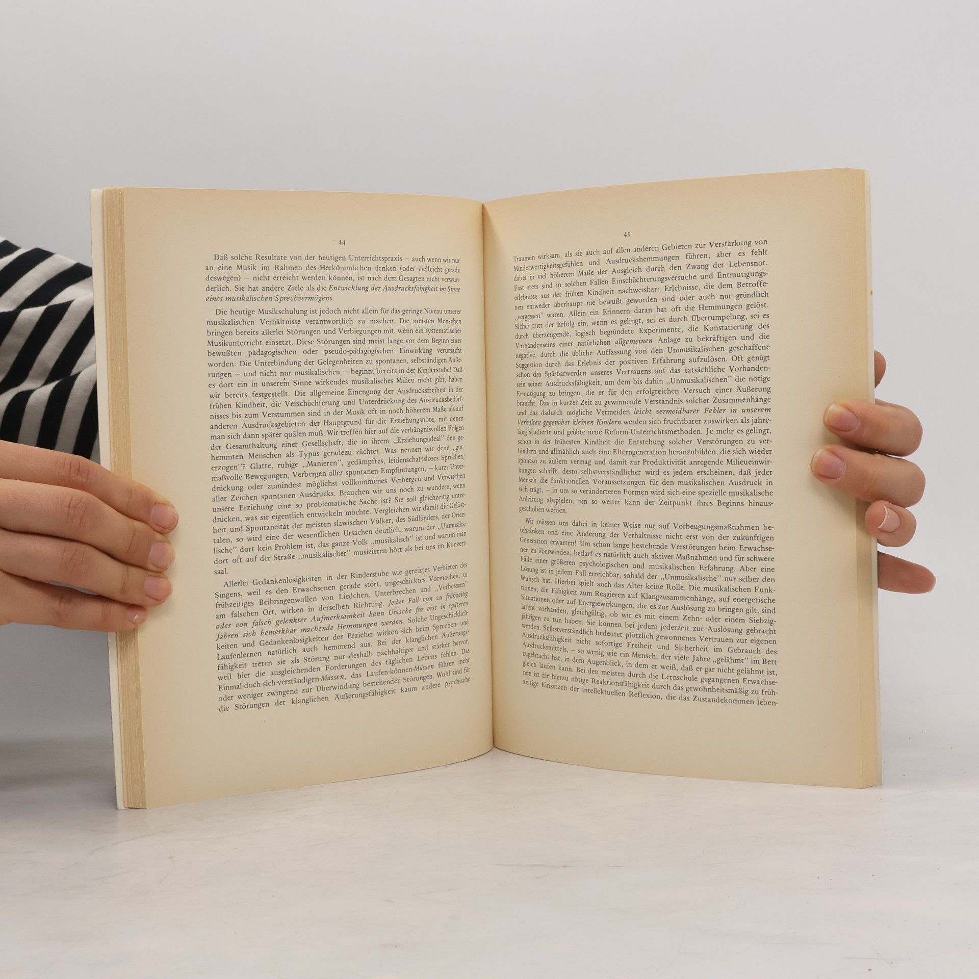 Heinrich Jacoby Jenseits von "musikalisch" und "unmusikalisch"