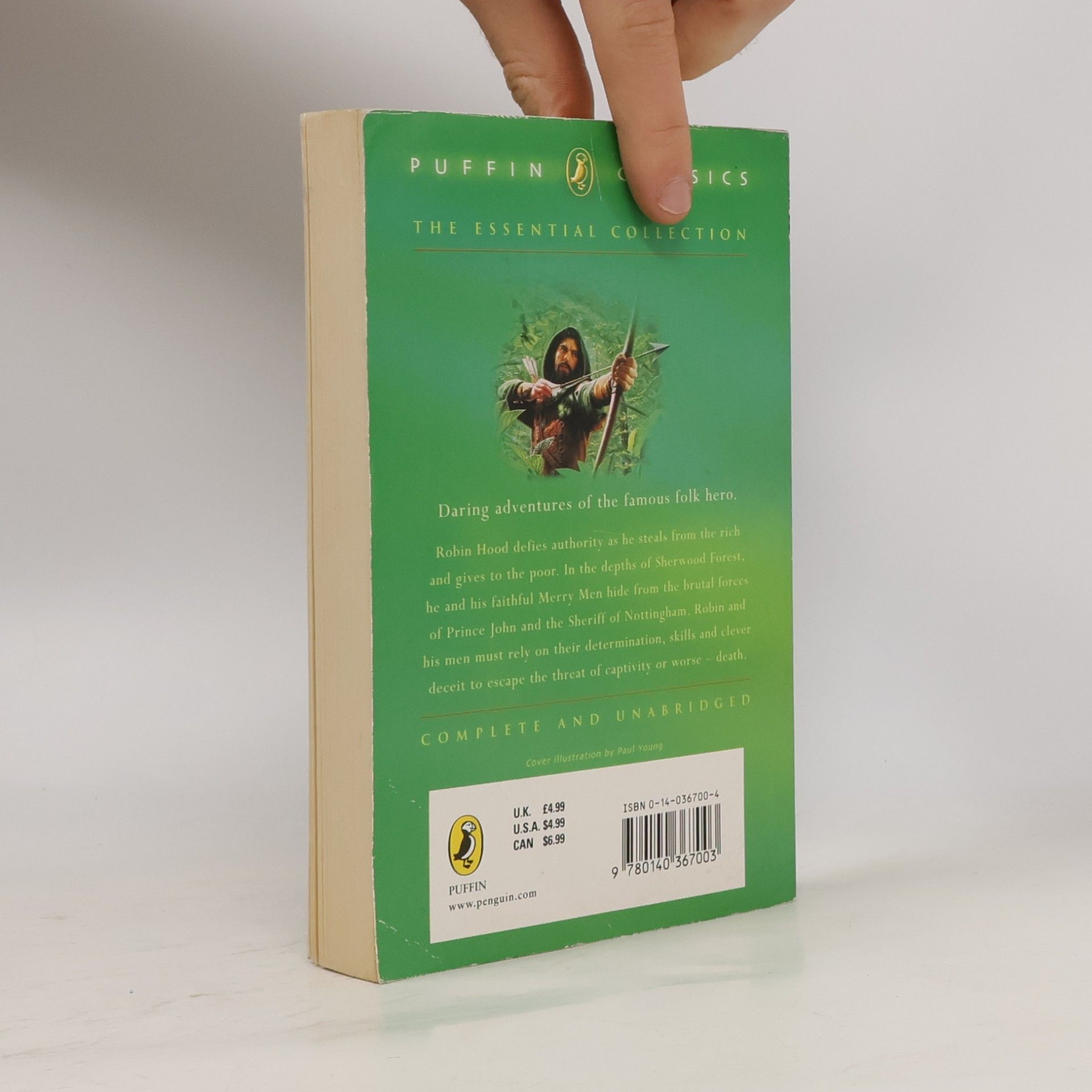 Roger Lancelyn Green Puffin Classics: The Adventures of Robin Hood