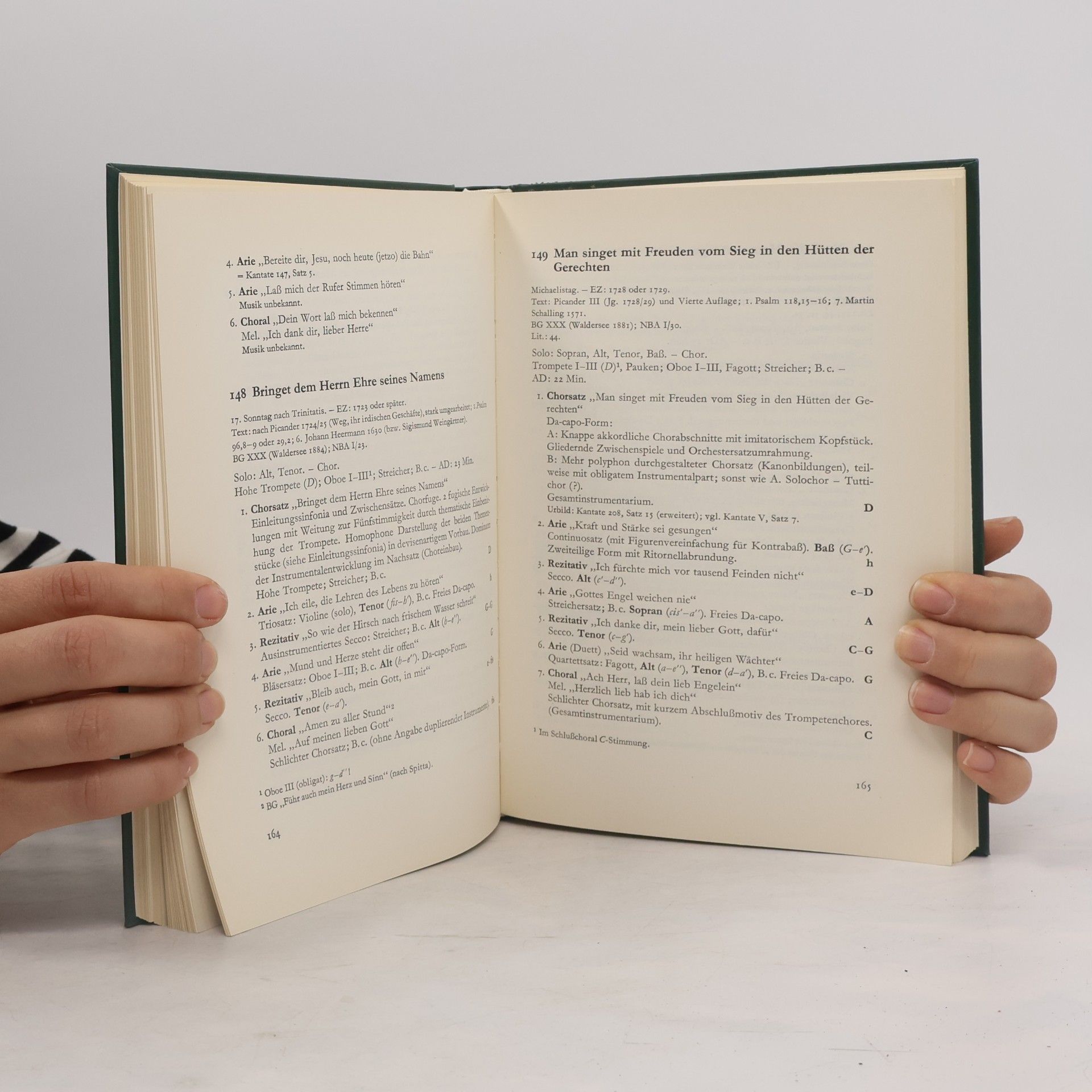 Werner Neumann-Nieschlag Handbuch der Kantaten Johann Sebastian Bachs