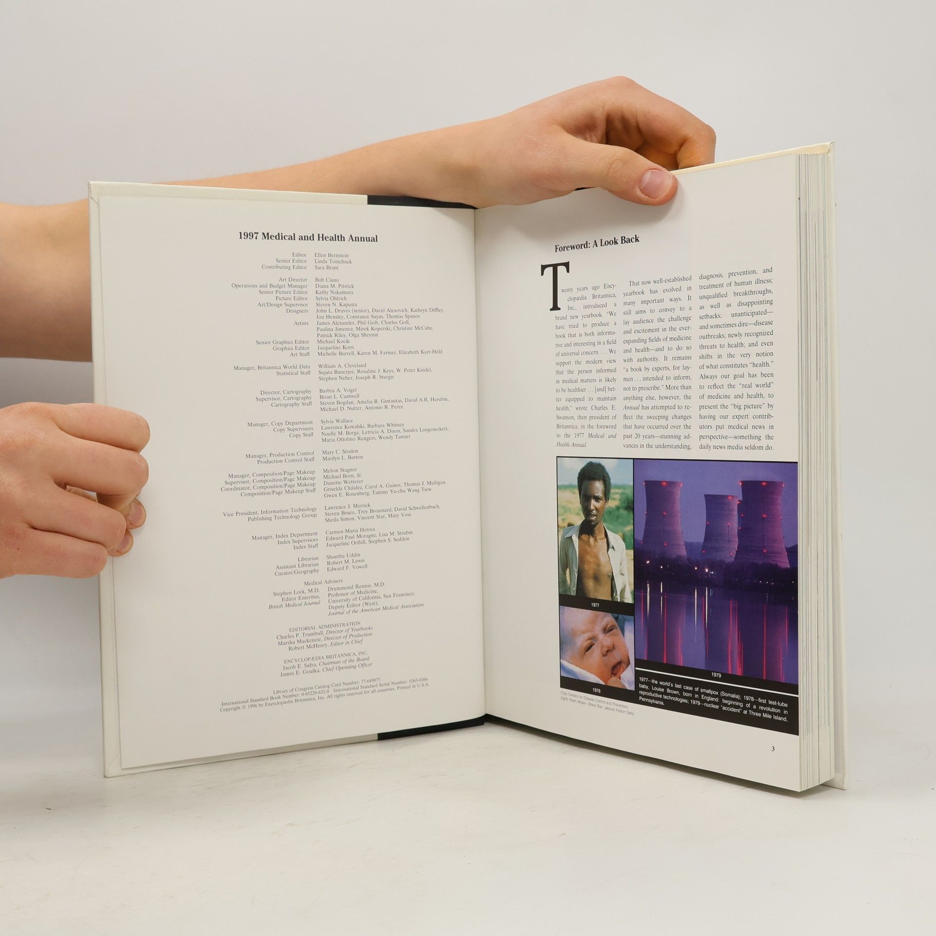 ENCYCLOPAEDIA BRITANNICA. Britannica: Medical And Health Annual 1997