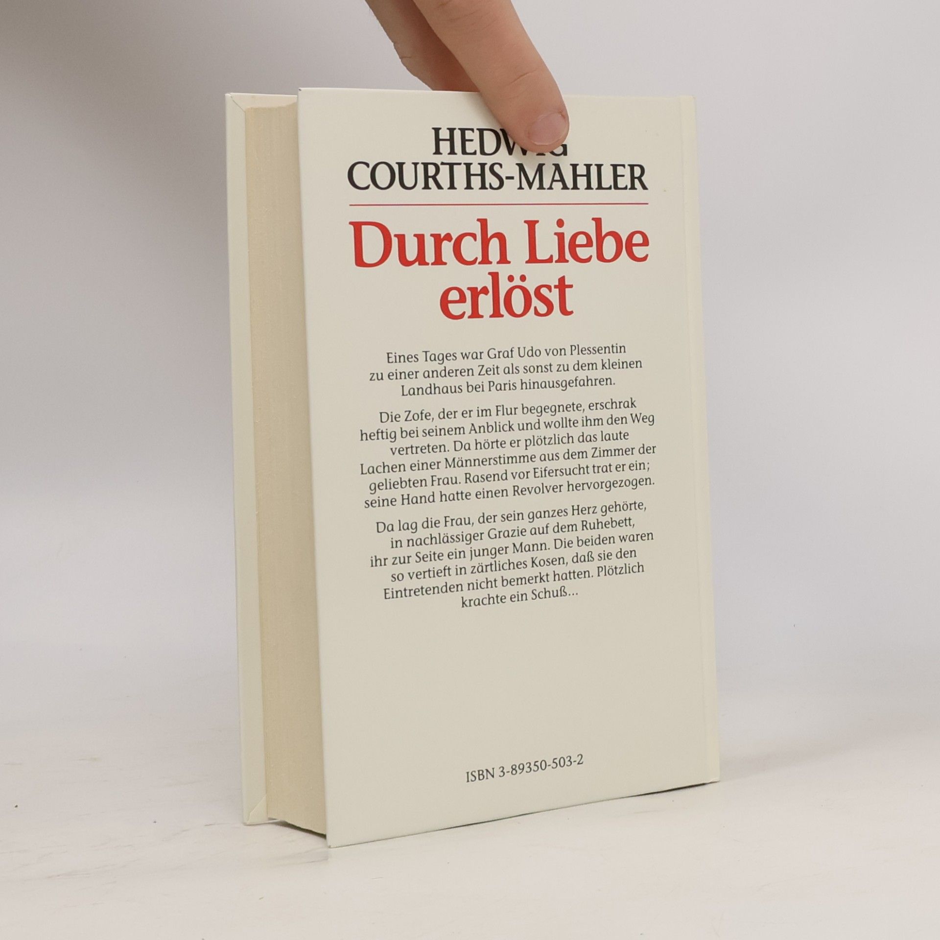 Hedwig Courths-Mahler Durch Liebe erlöst