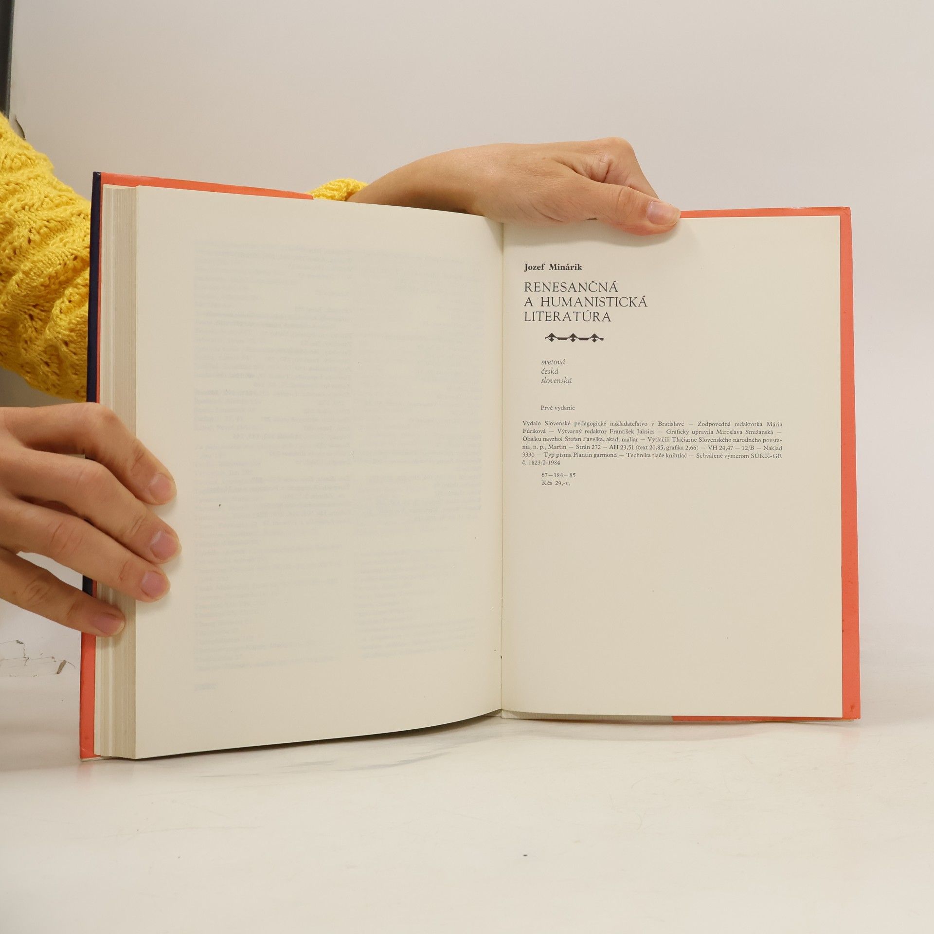 Jozef Minárik Renesančná a humanistická literatúra