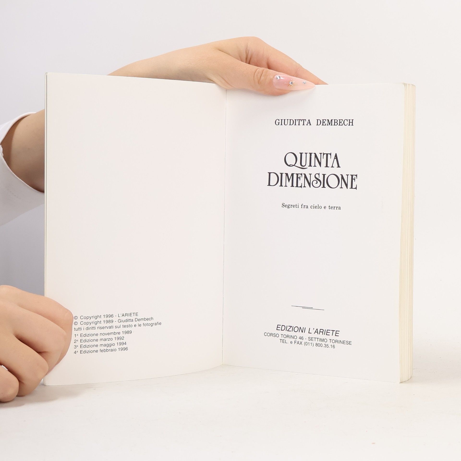 Giuditta Dembech I libri del mondo magico: Quinta dimensione