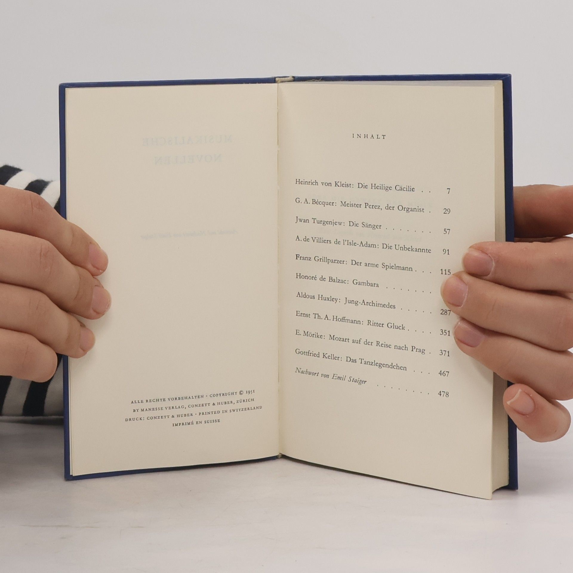 Various authors Musikalische Novellen
