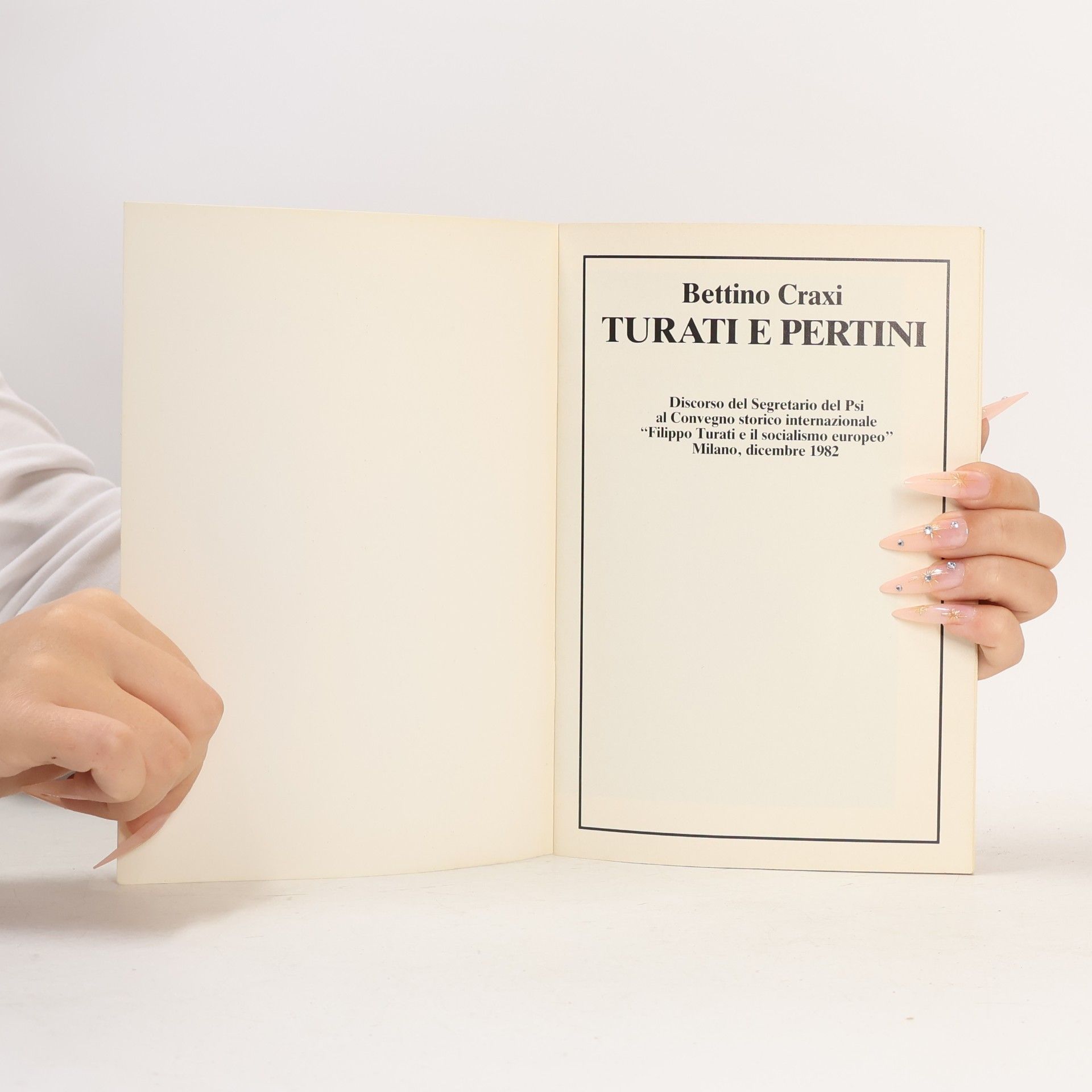 Bettino Craxi Turati e pertini
