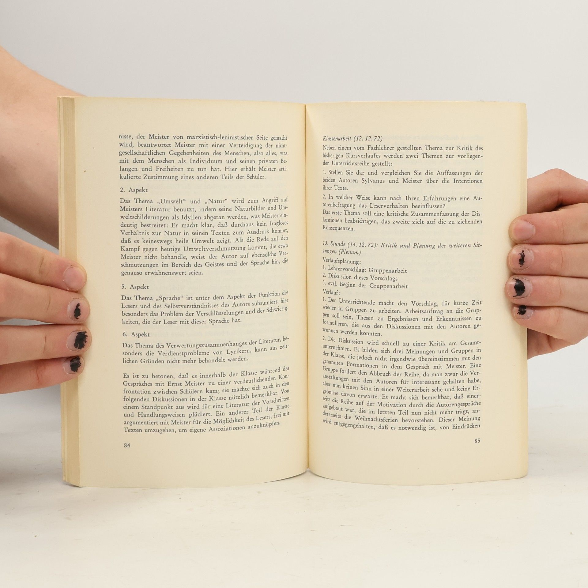 Friedel Thiekötter Autor, Text und Leserinteresse