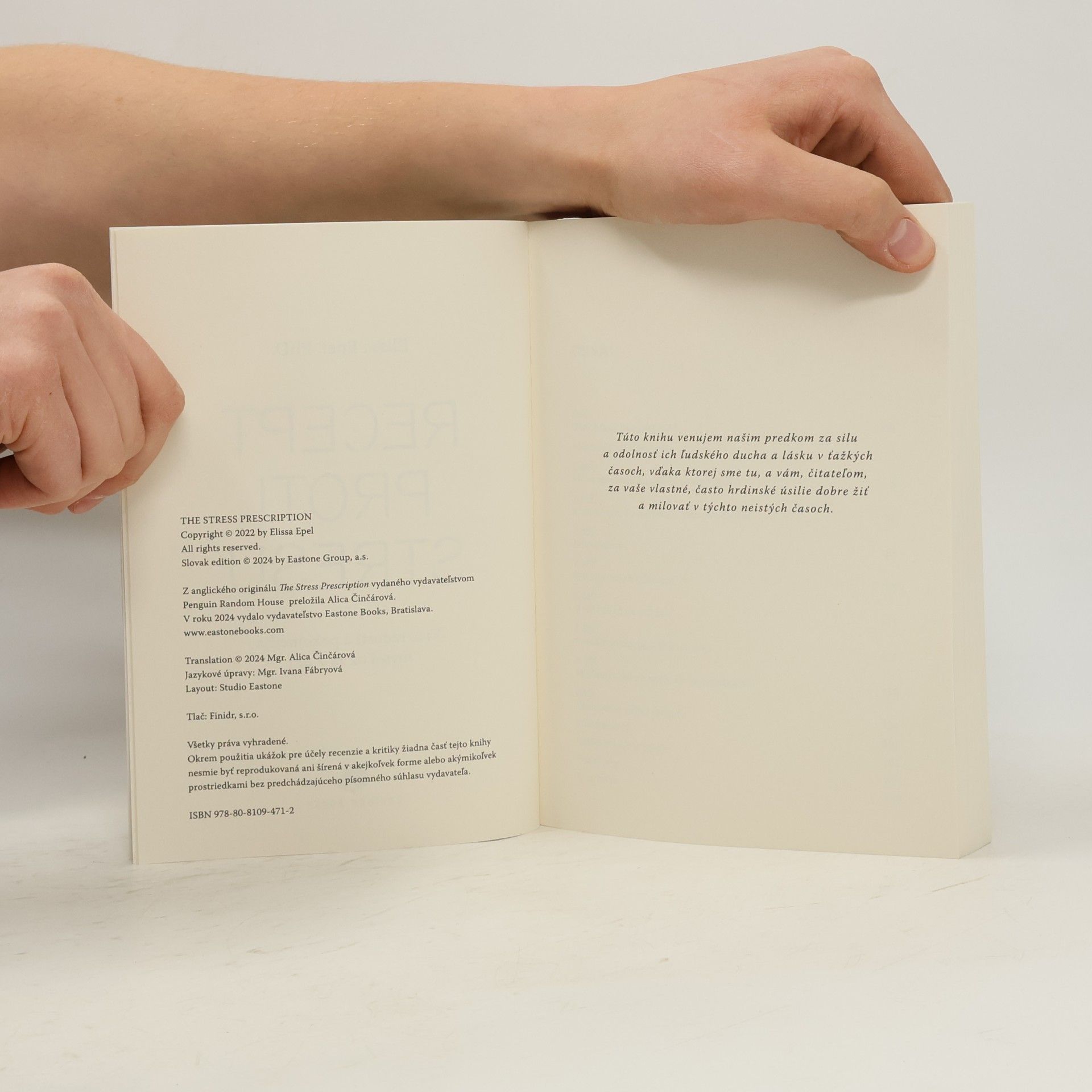 Elizabeth H. Blackburn Recept proti stresu