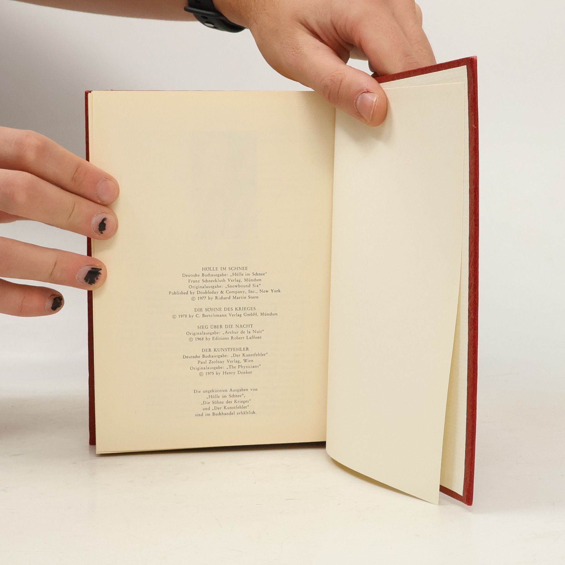 Hans-Otto Meissner Reader's Digest Auswahlbücher