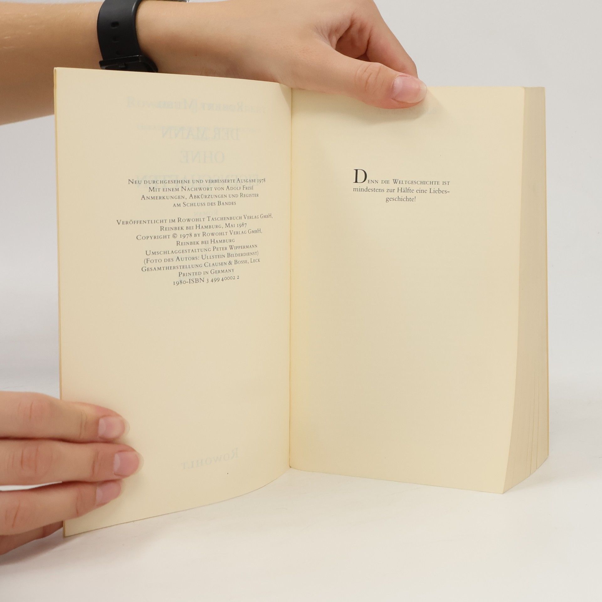 Robert Musil Der mann ohne eigenschaften II.