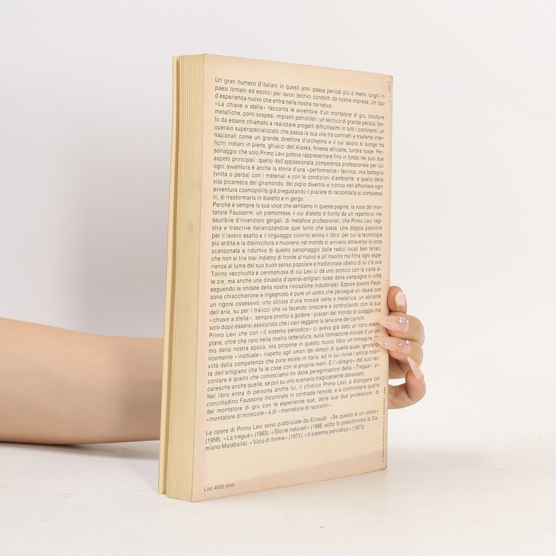 Primo Levi La chiave a stella