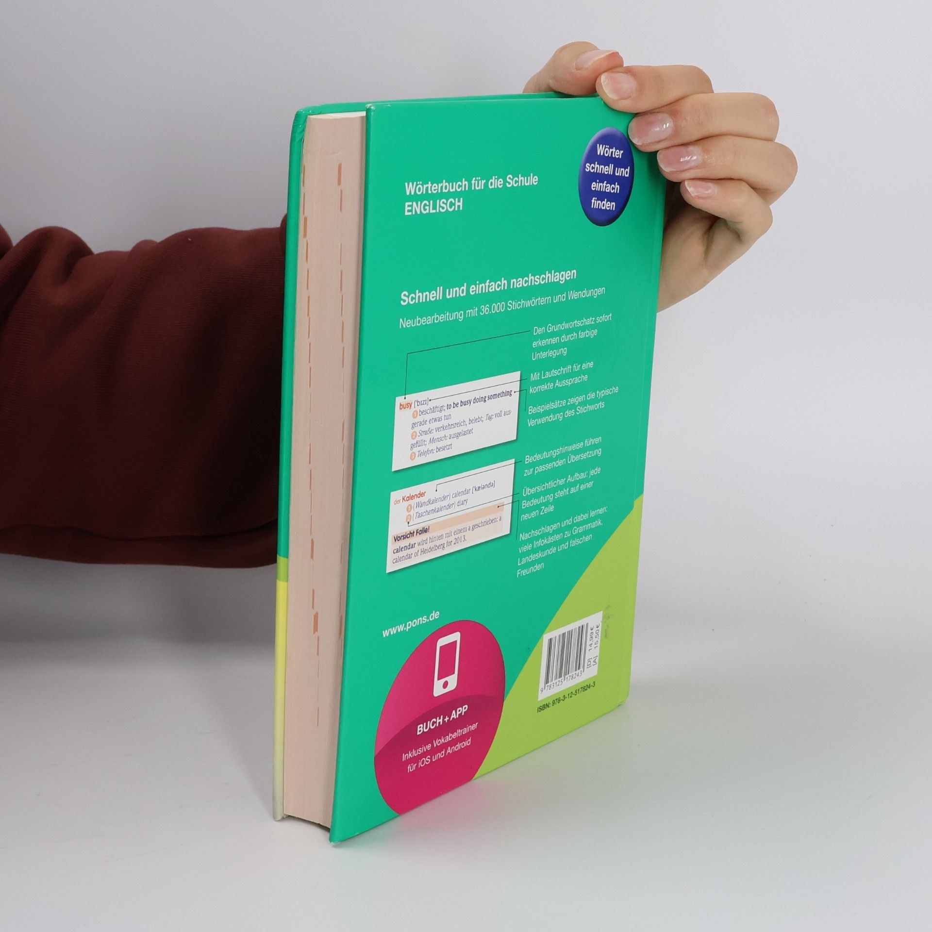 Autorenkollektiv PONS Wörterbuch für die Schule Englisch
