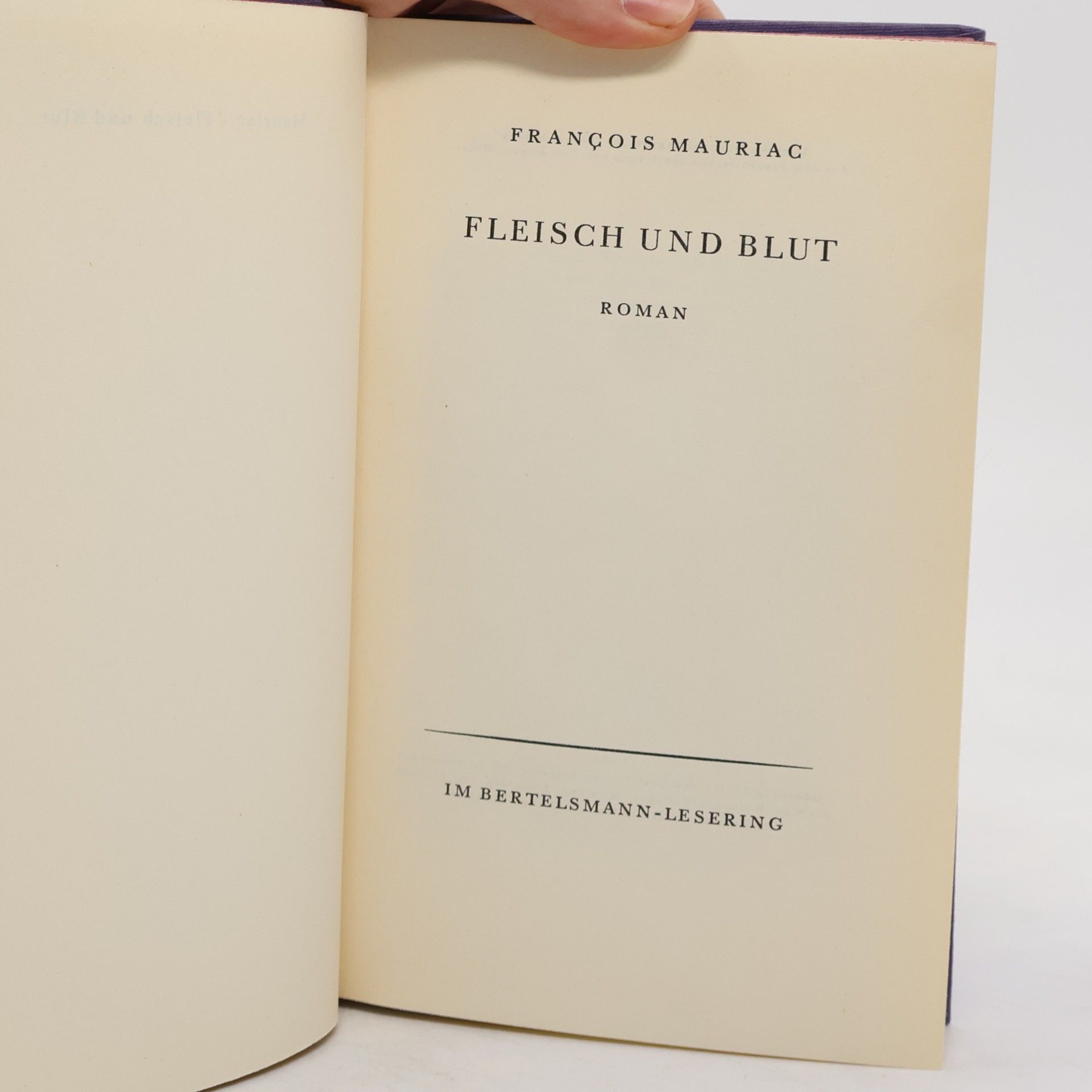 Francois Mauricas Fleisch und Blut