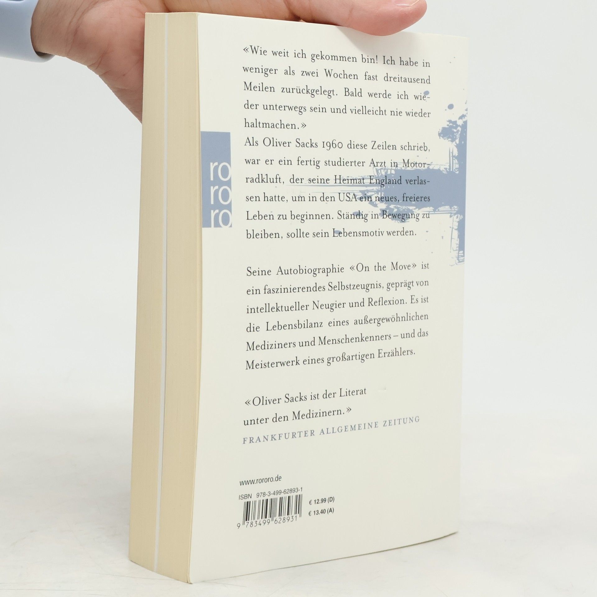 Oliver Sacks On the move