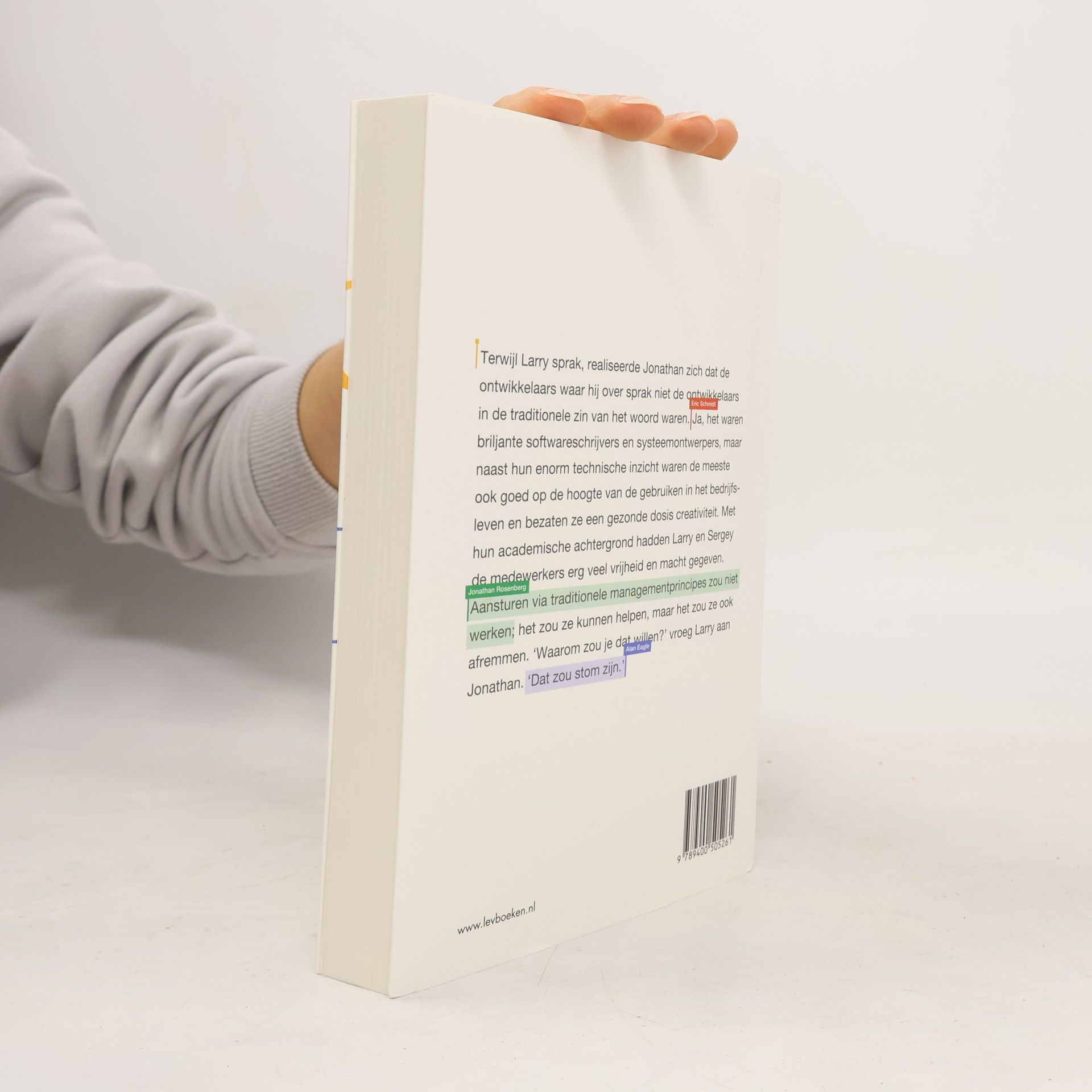 Jonathan B. Rosenberg Hoe Google werkt