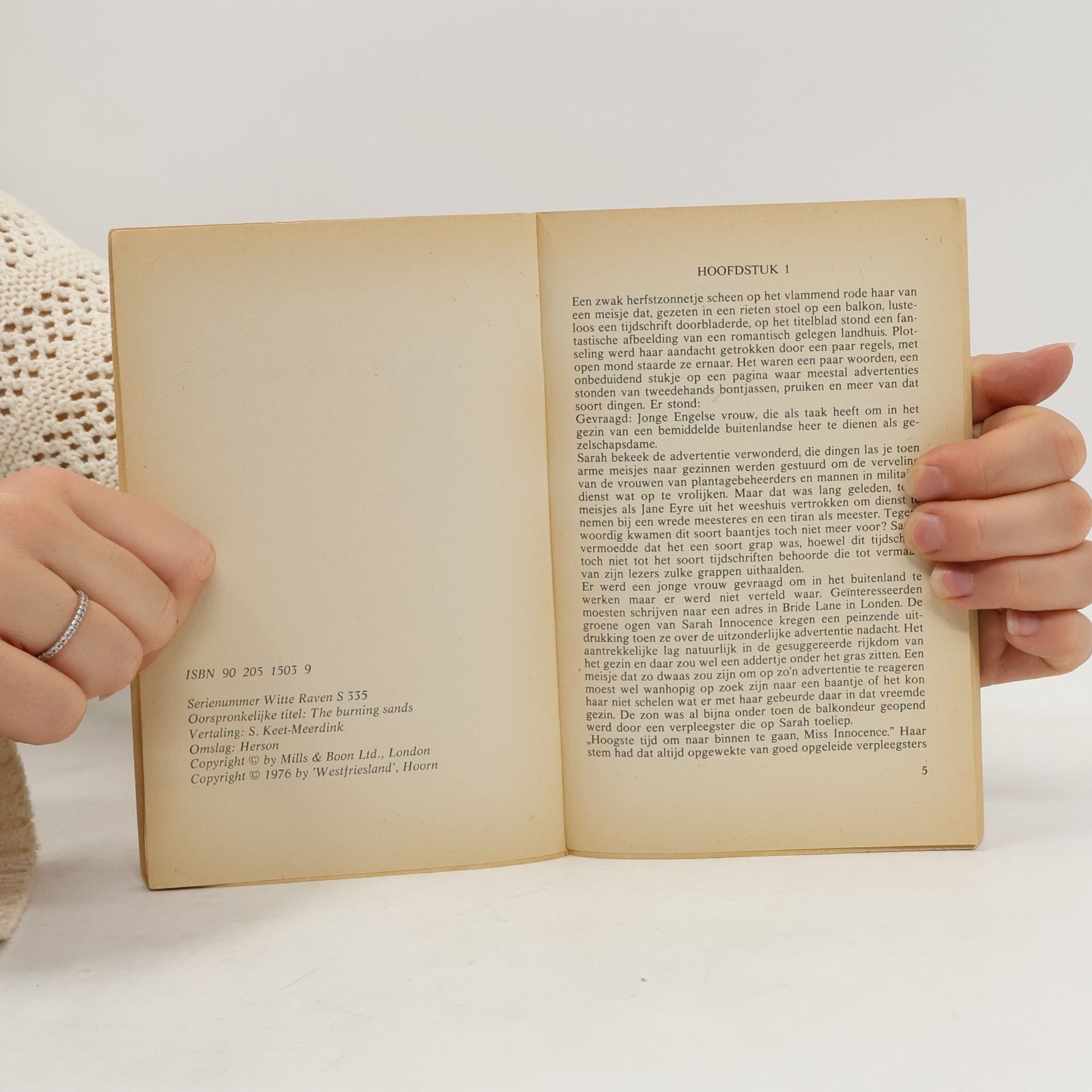 Violet Winspear Sarah, de Marokkaanse bruid