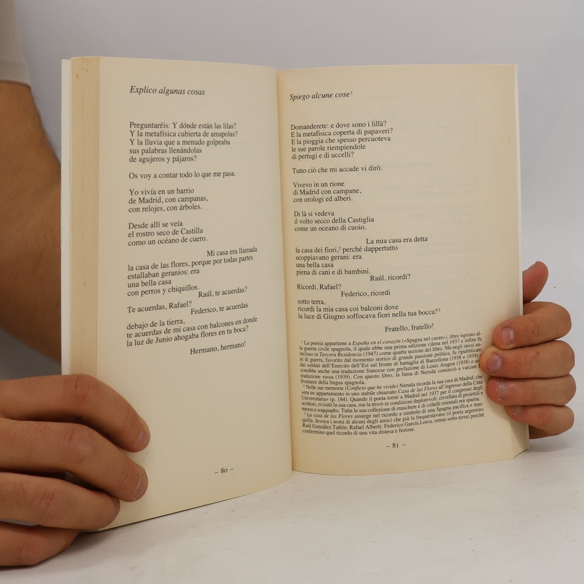 Pablo Neruda Poesie. Testo spagnolo a fronte