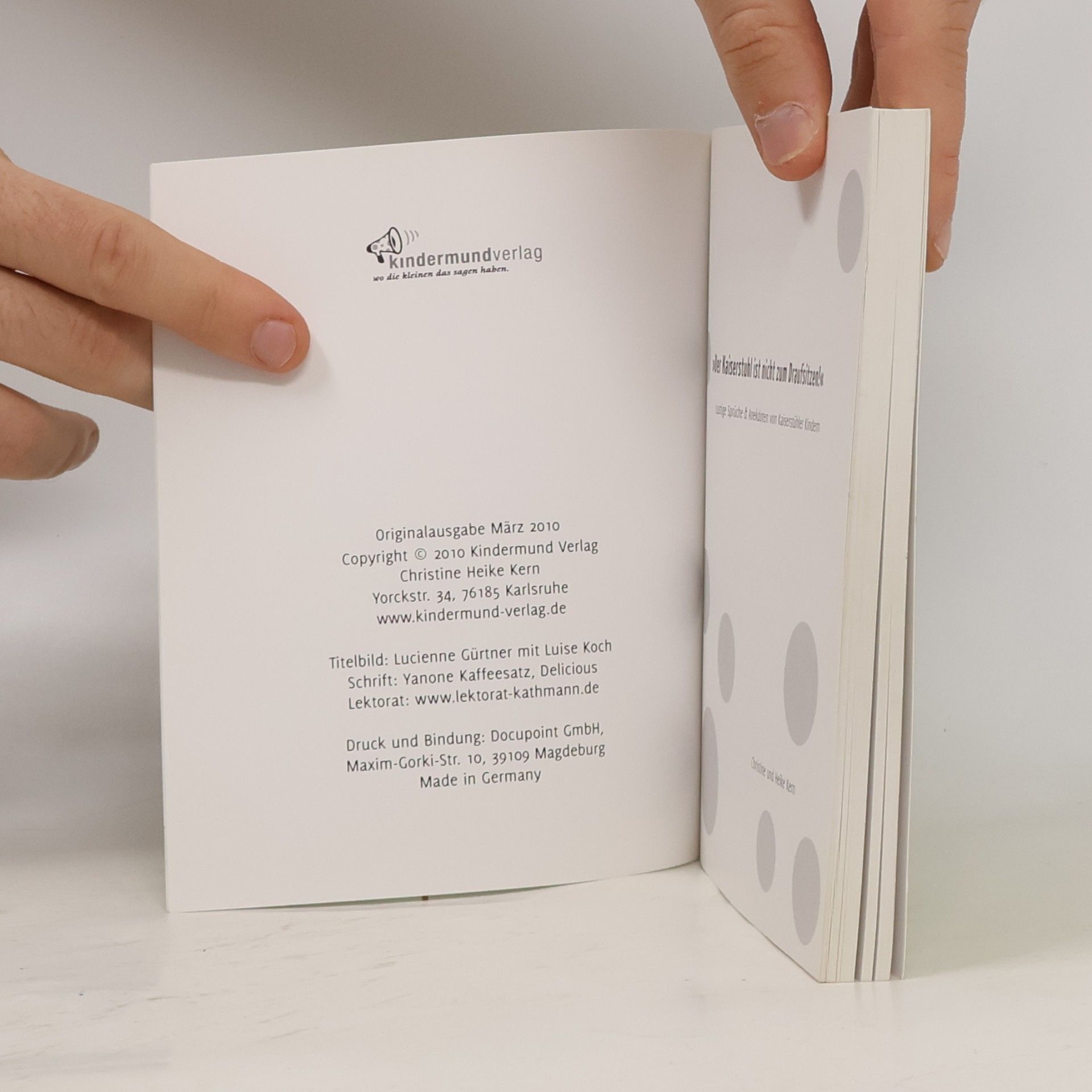 Christine Heike Kern Kaiserstühler Kindermund