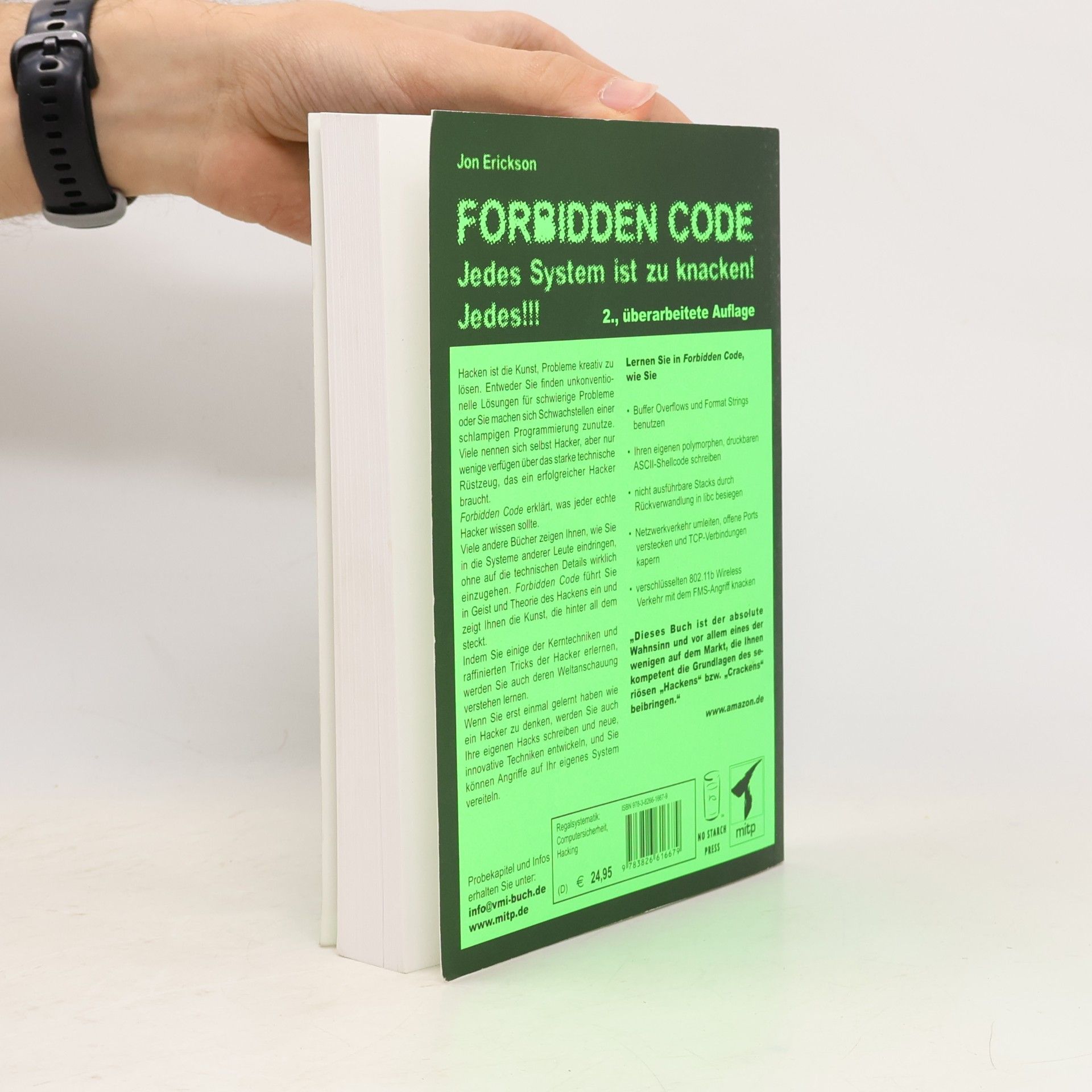 Jon Erickson Forbidden Code: 2., überarbeitete Auflage