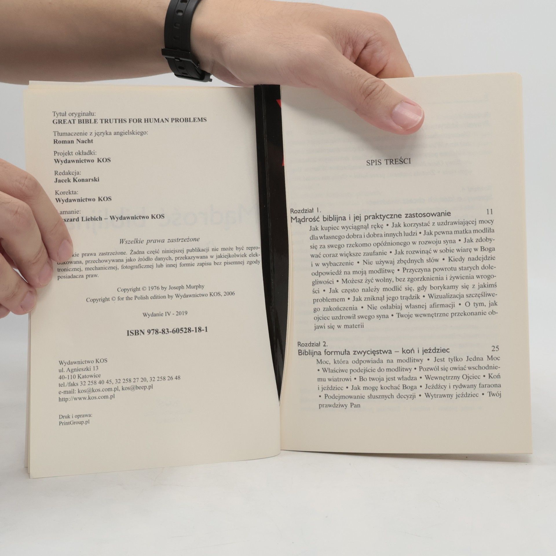 Joseph Murphy Mądrość biblijna