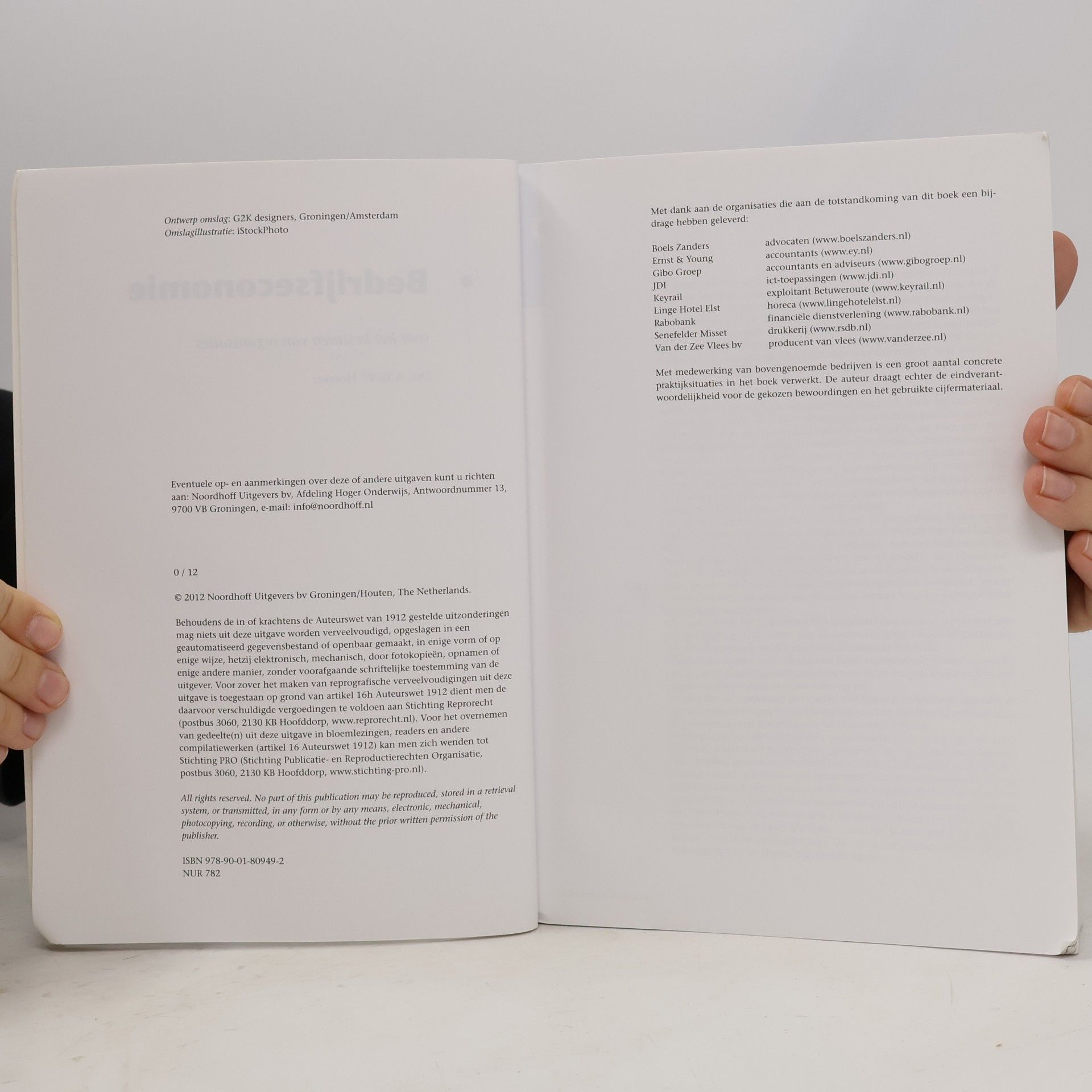A.W.W. Heezen Bedrijfseconomie voor het besturen van organisaties