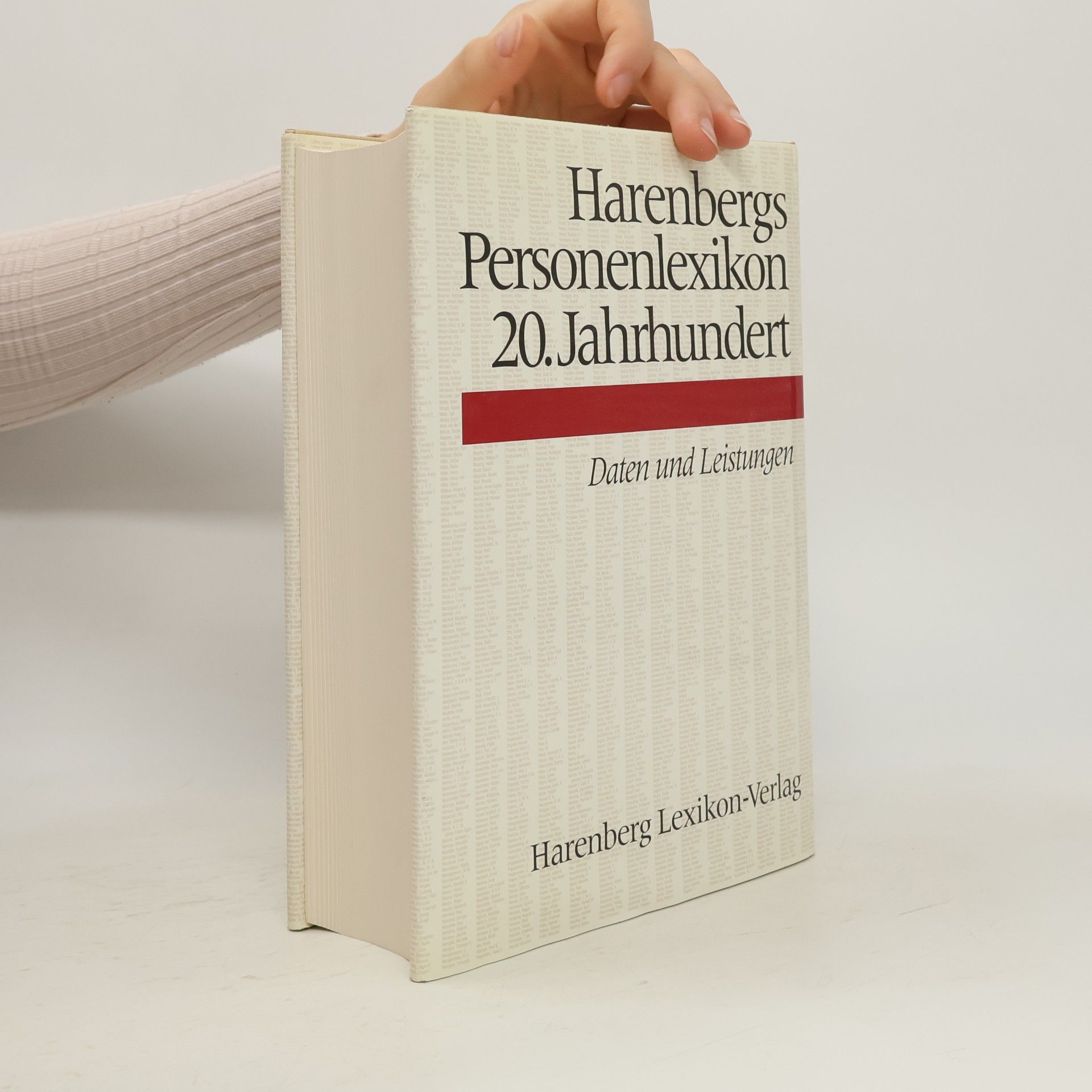 Werner Wahls Harenbergs Personenlexikon 20. Jahrhundert