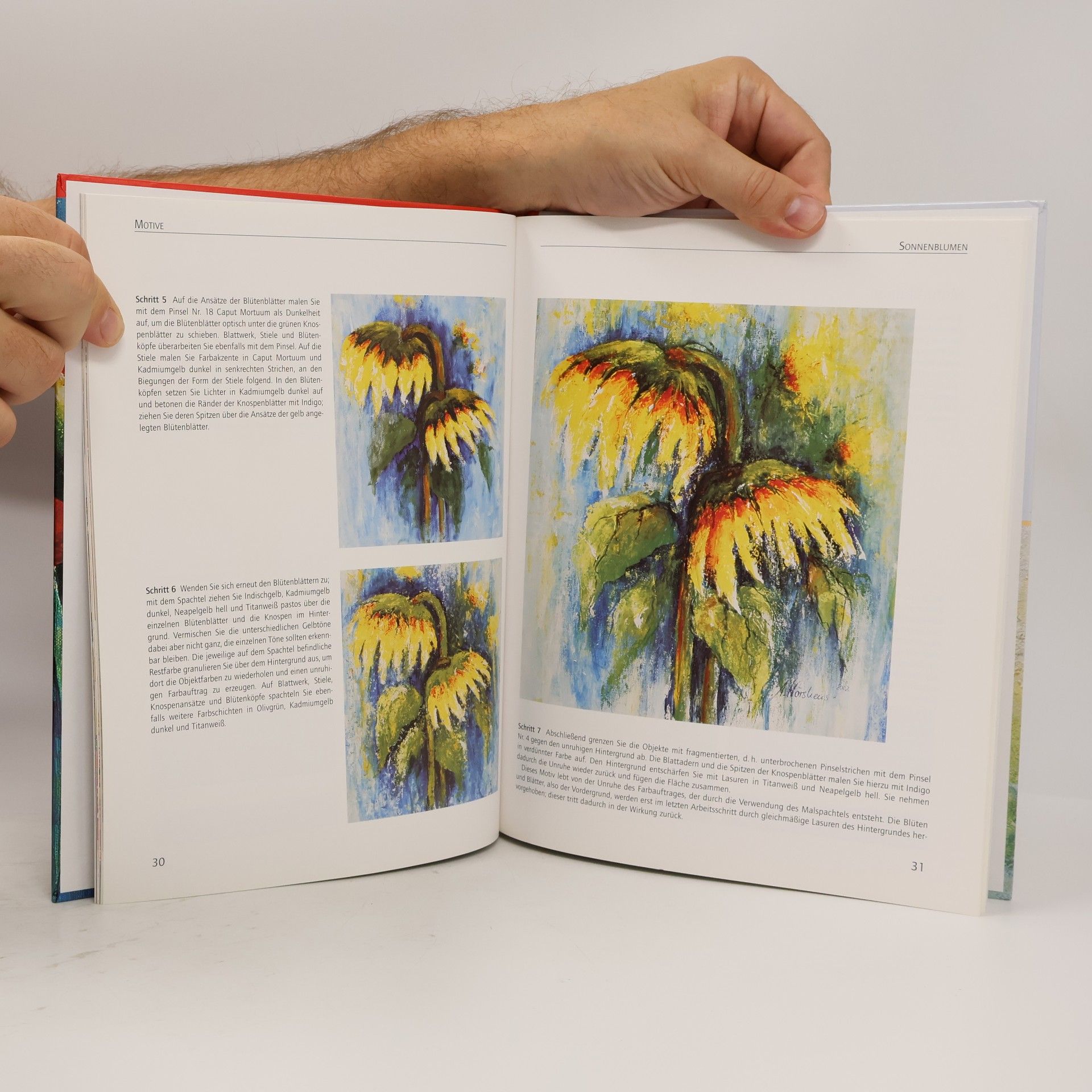 Anita Horskens Blumen und Stillleben in Acryl