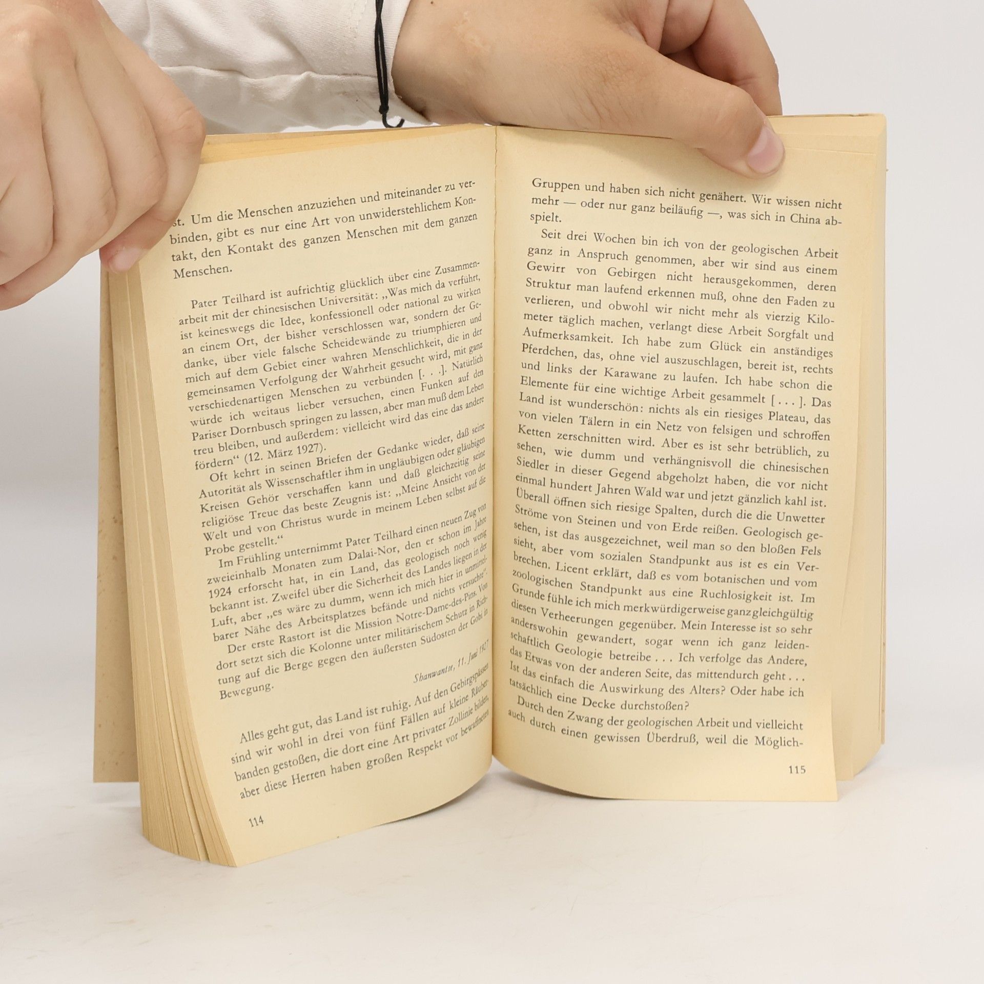 Pierre Teilhard de Chardin Geheimnis und Verheißung der Erde. Reisebriefe 1923-1939