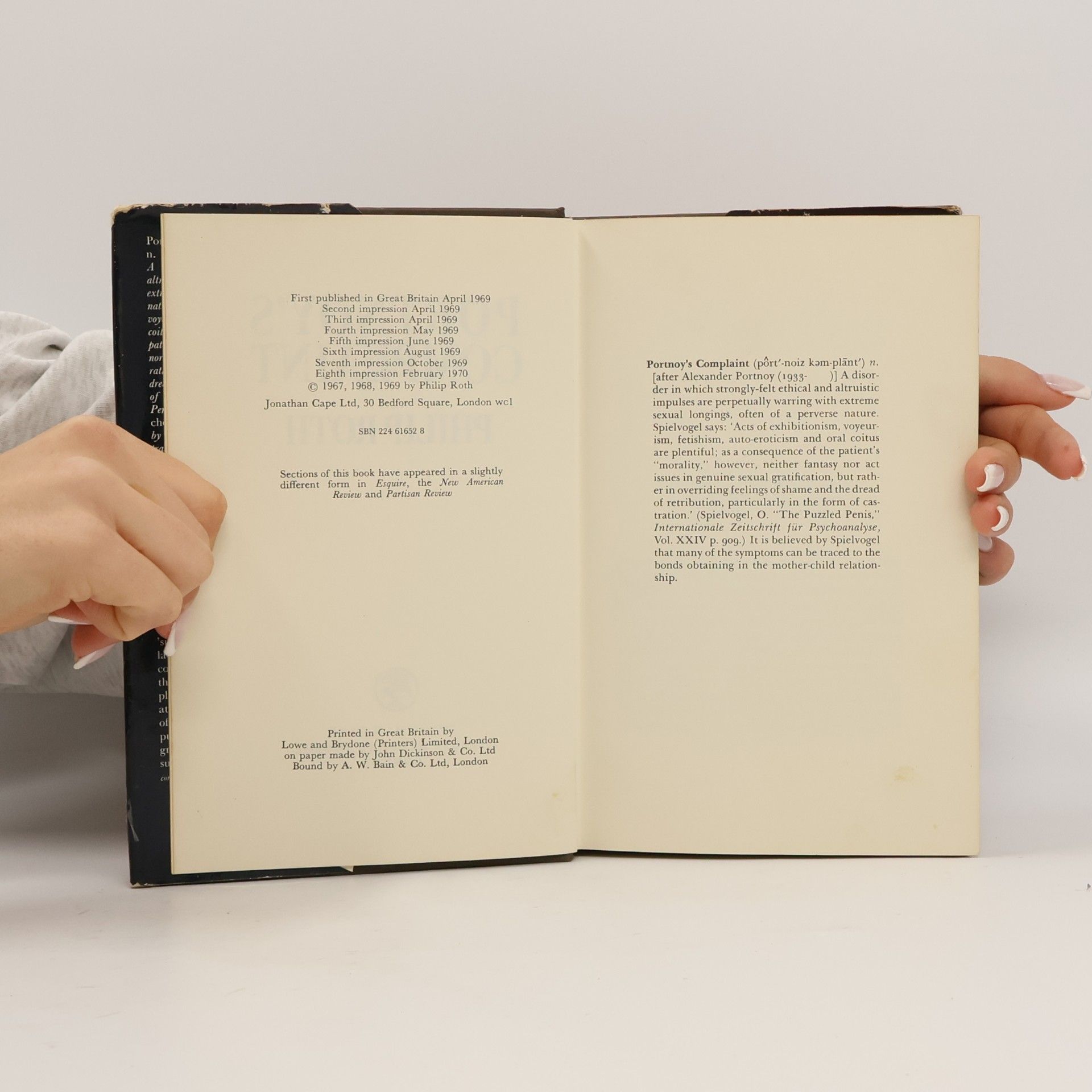 Philip Roth Portnoy's Complaint
